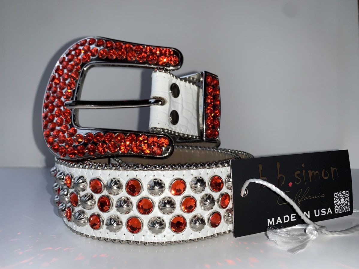 B.B. Simon B.B. Simon Belt Lavasan - Creamsicle Size 34 - 1 Thumbnail