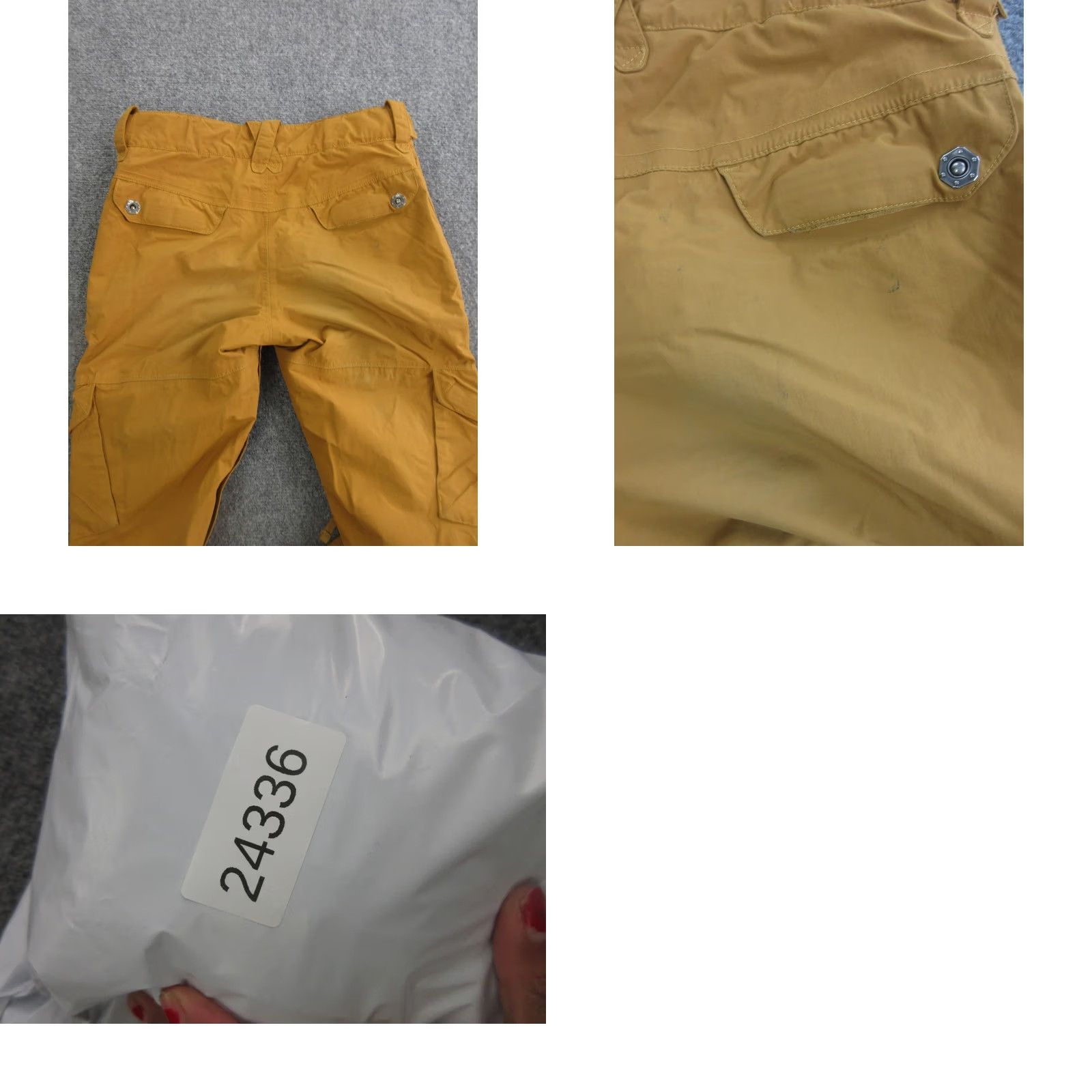 The North Face The North Face Snow Pants Womens Small Yellow Insulated Ski Cargo Flare Leg Size 28" / US 6 / IT 42 - 10 Thumbnail