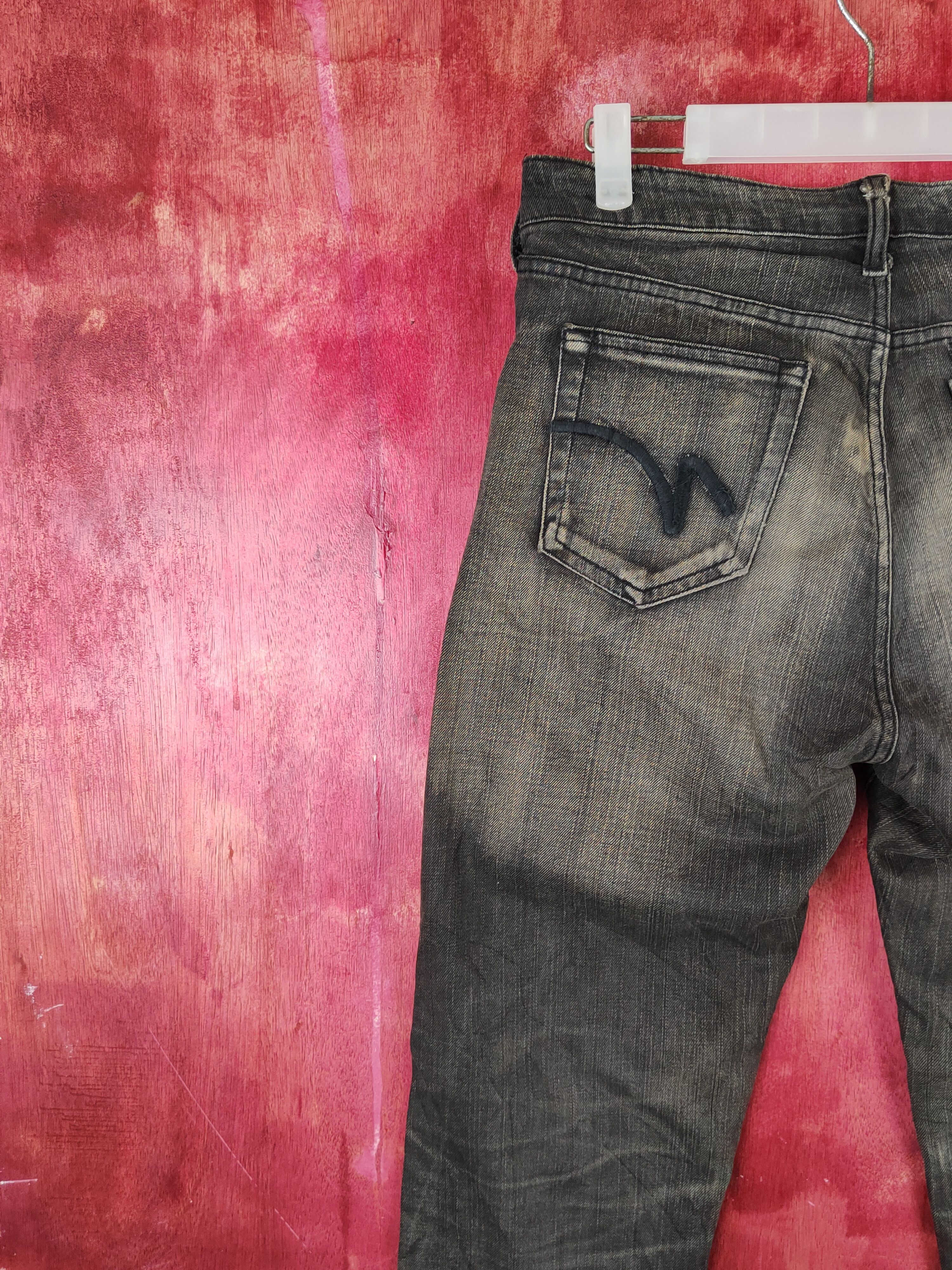 Japanese Brand Japanese Brand Black Faded Distressed Ripped Jeans #S1810 Size US 30 / EU 46 - 8 Thumbnail