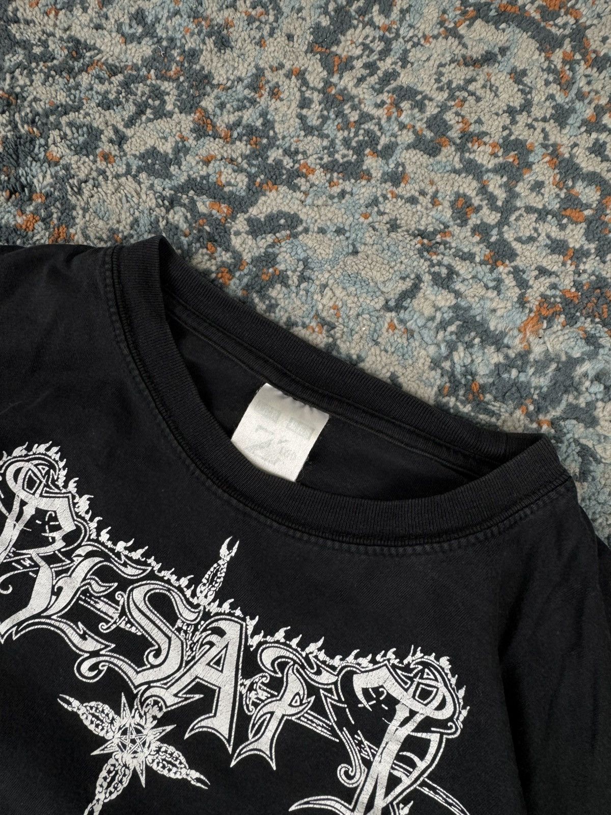 Band Tees Ultra Rare Vintage 90s Besatt satanic black metal band tee Size US XL / EU 56 / 4 - 8 Thumbnail