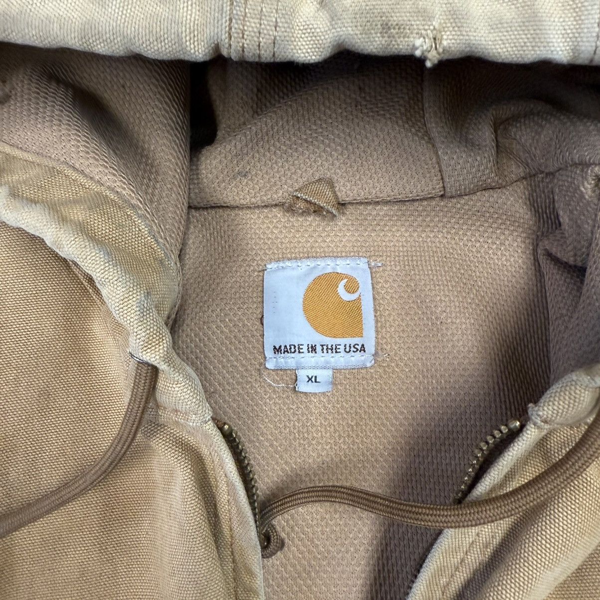 Carhartt FINAL DROP Carhartt Hooded Jacket - Tan Size US XL / EU 56 / 4 - 4 Thumbnail
