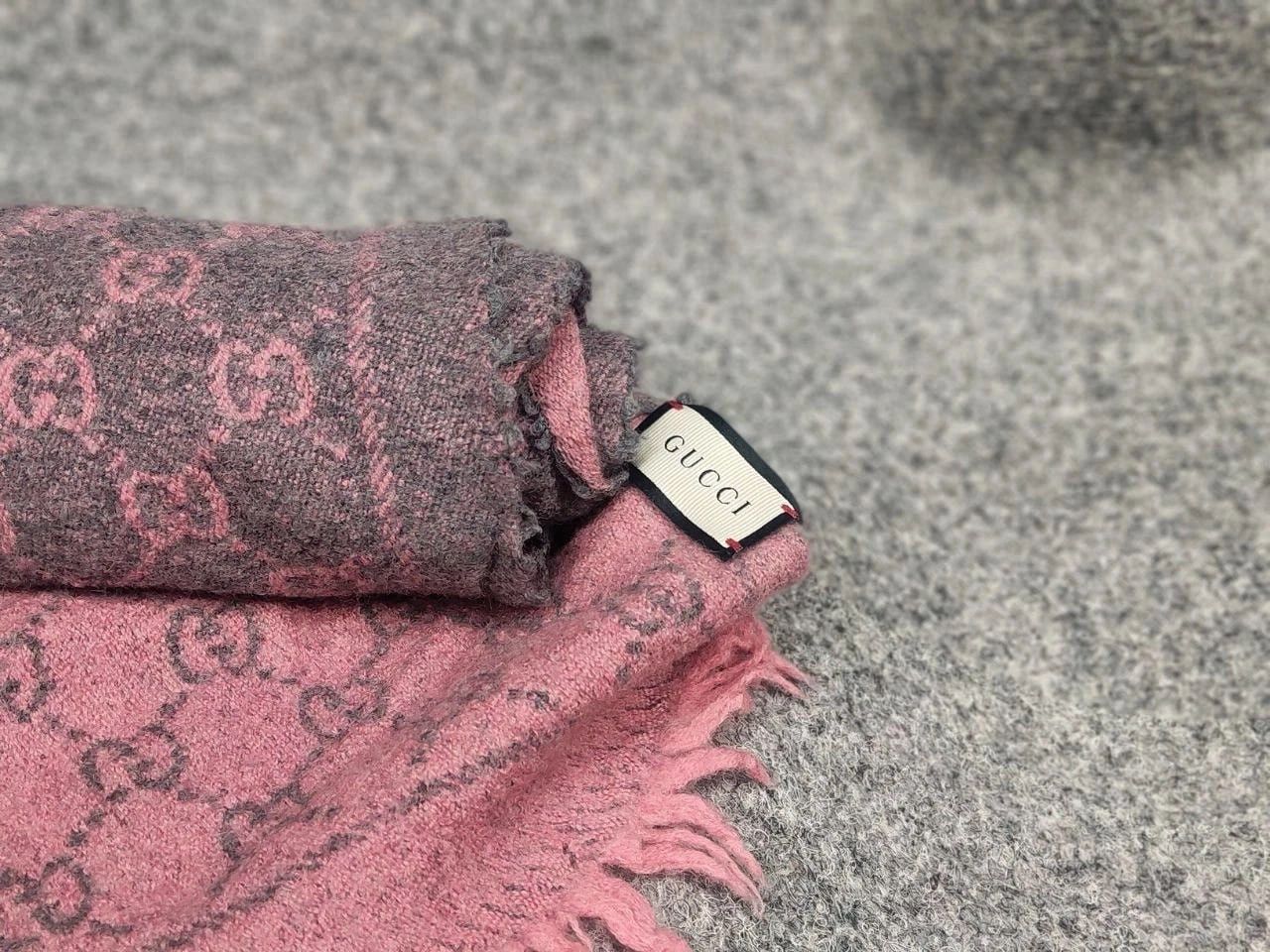 Gucci Gucci GG Monogram Authentic double-sided wool scarf Size ONE SIZE - 5 Thumbnail