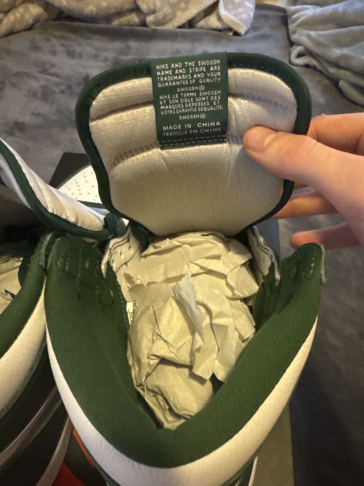 Jordan Brand Jordan 1 Retro High OG Gorge Green Size US 11 / EU 44 - 6 Thumbnail
