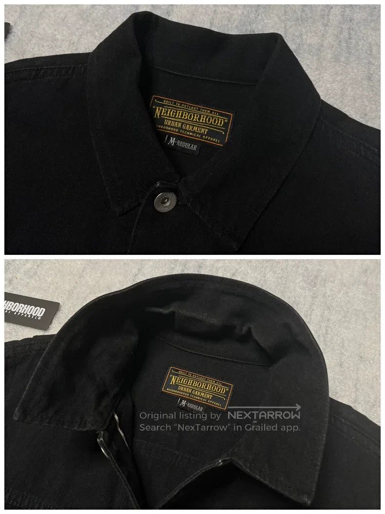Neighborhood Neighborhood 11ss Black Spirit Fringe Denim Jacket, Size M Size US M / EU 48-50 / 2 - 4 Thumbnail