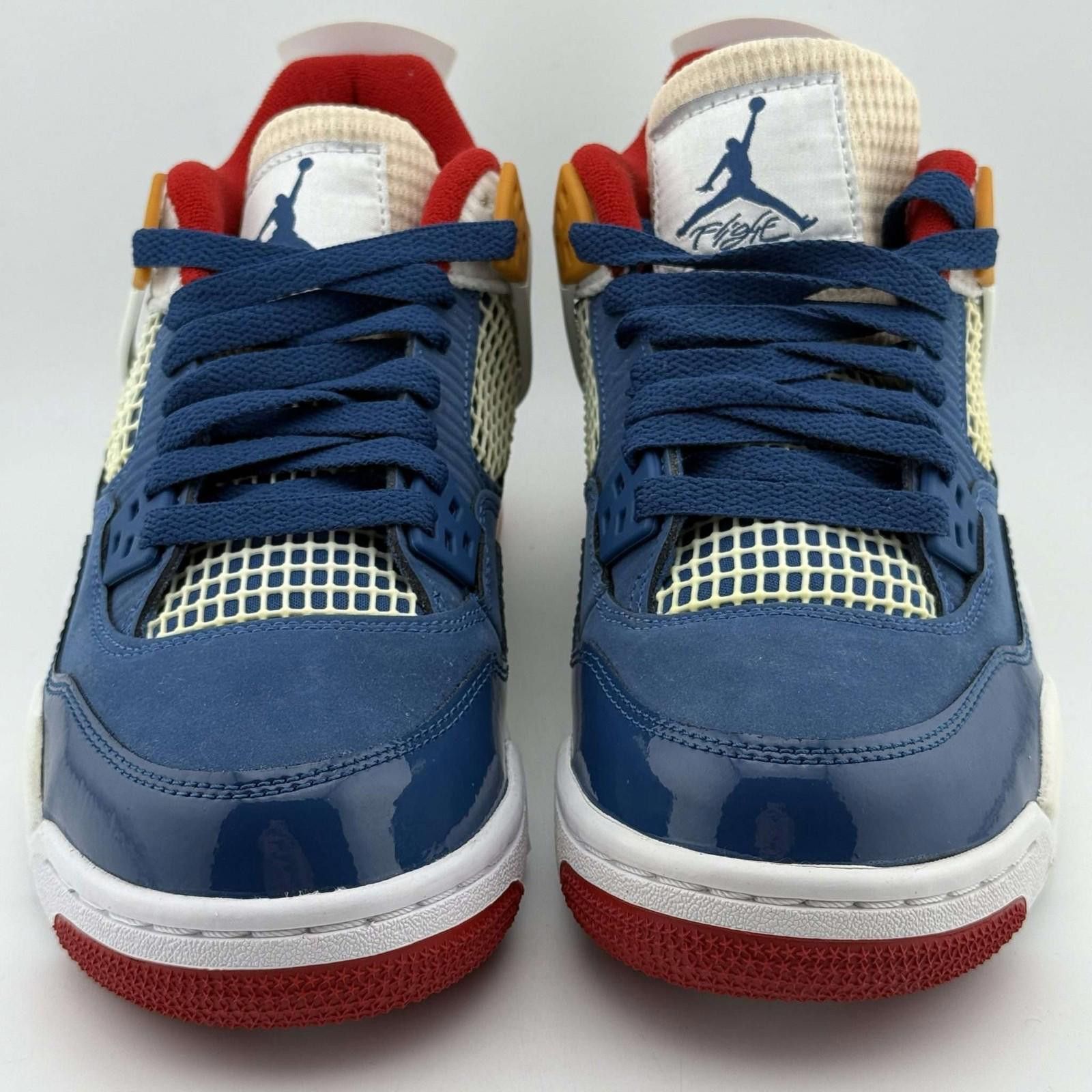 Jordan Brand Air Jordan 4 Retro GS French Blue White Gym Red 5.5Y Size US 5.5 / EU 38 - 3 Thumbnail