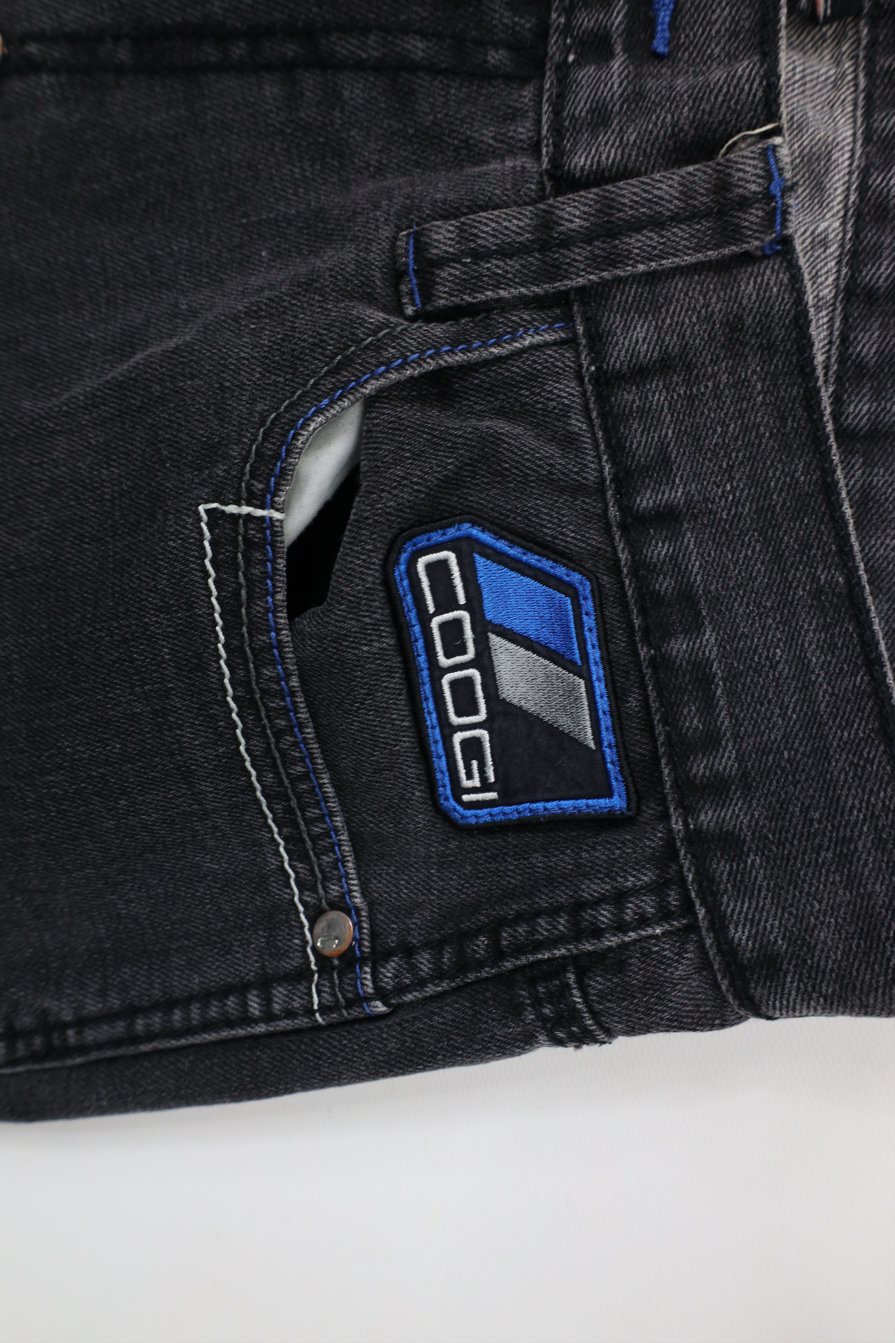 Vintage Vintage Y2K Coogi Baggy Wide Leg Denim Jeans Black AS IS Size US 34 / EU 50 - 7 Thumbnail