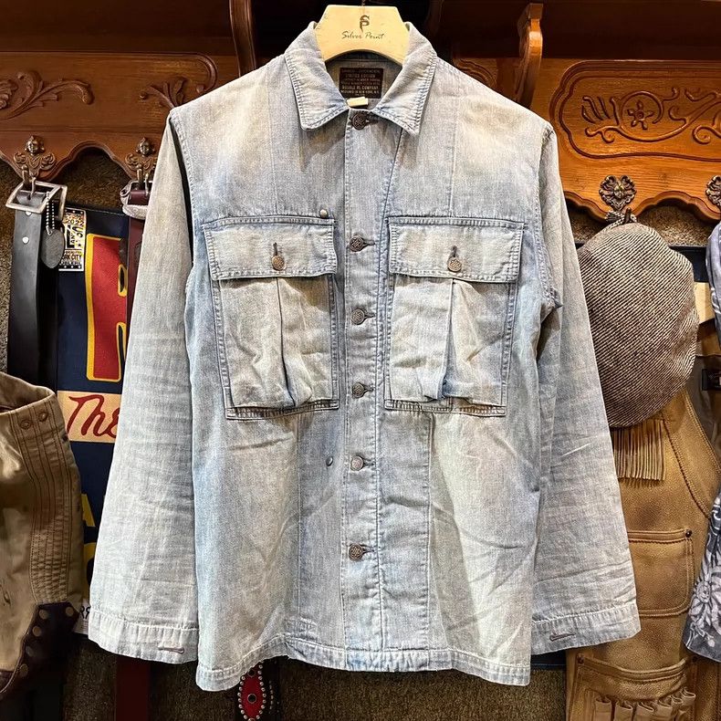 RRL Ralph Lauren RRL Ralph Lauren Limited edition hand-painted denim shirt Size US S / EU 44-46 / 1 - 2 Thumbnail