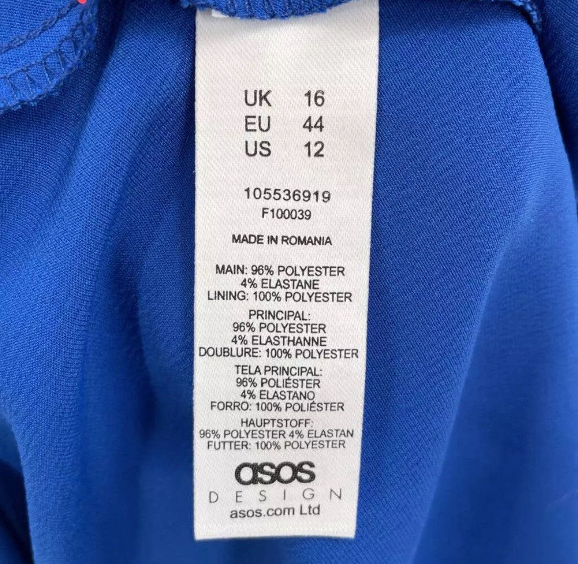 Asos ASOS High Neck Drape Cowl Neck Bishop Sleeve Maxi Sz12 Size XL / US 12-14 / IT 48-50 - 7 Thumbnail