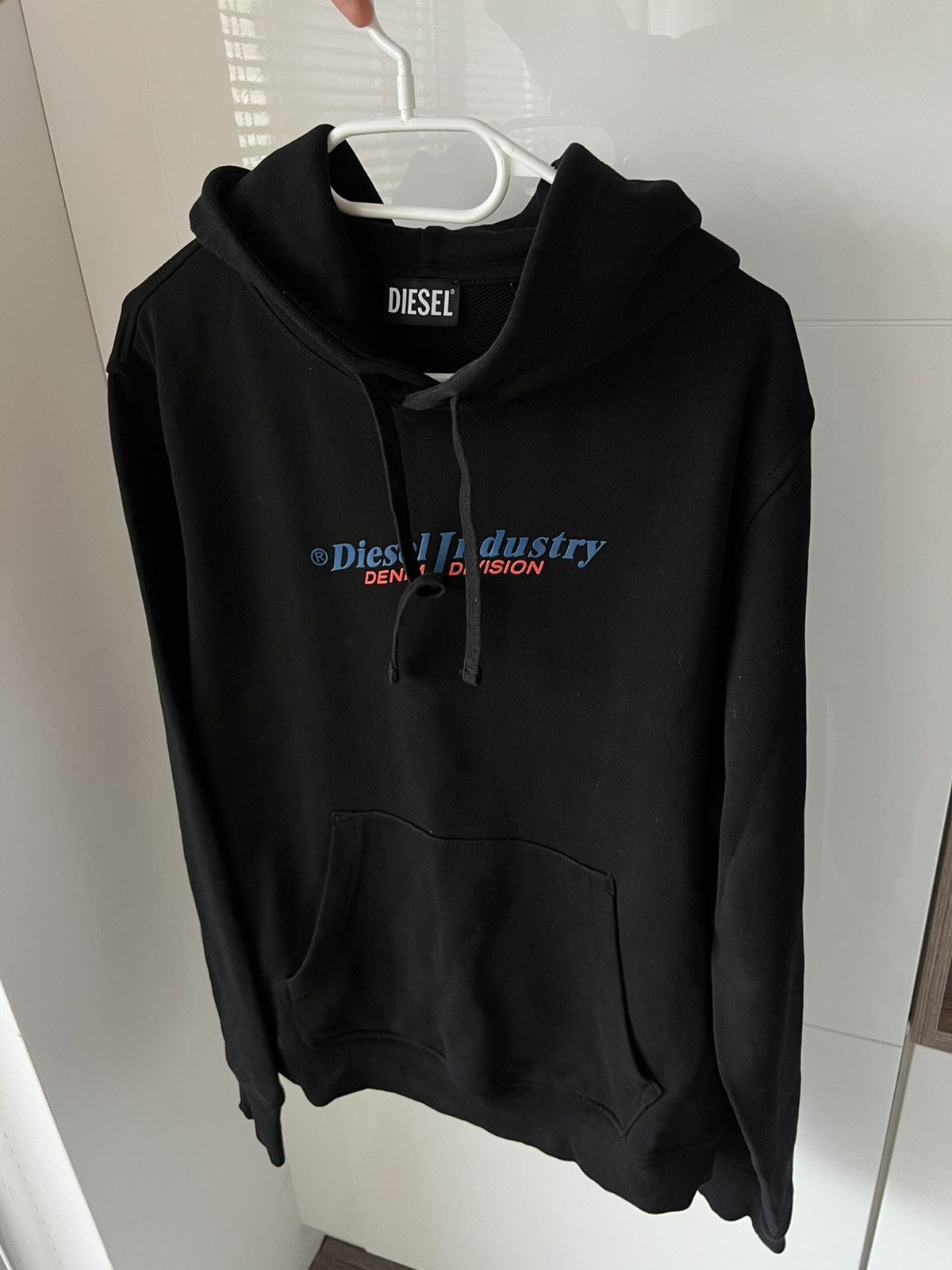 Diesel Diesel Industry Denim Division New Collection Black Hoodie Size US L / EU 52-54 / 3 - 2 Thumbnail