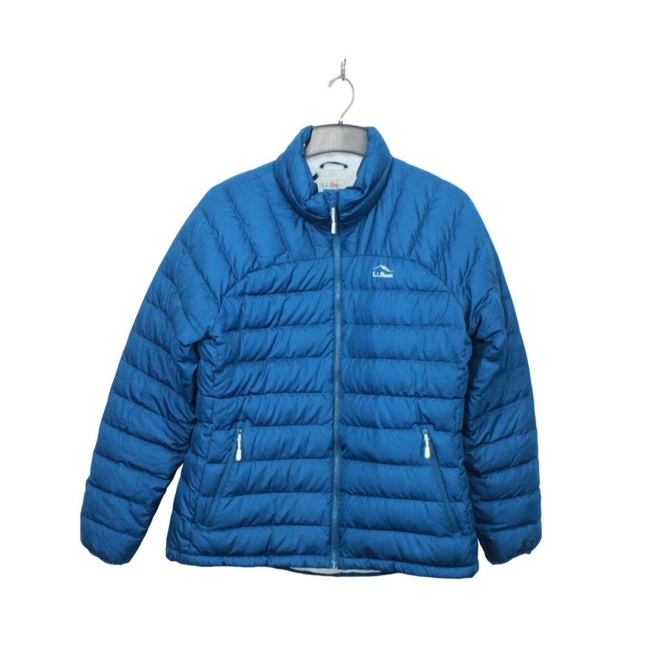 L.L. Bean LL Bean Women's Beans Down Jacket Blue Size L / US 10 / IT 46 - 1 Thumbnail