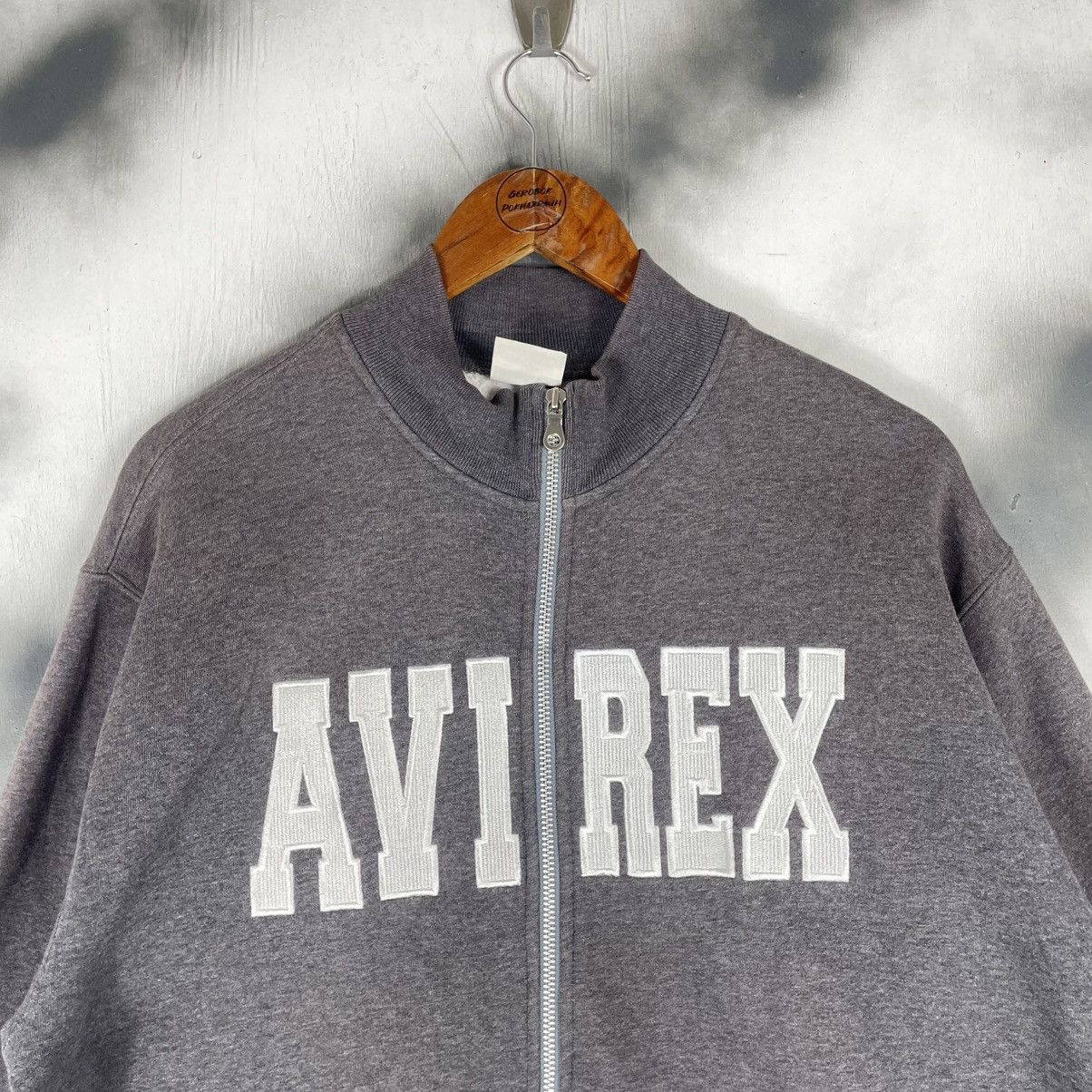 Avirex Vintage Avirex Embroided Logo Zipper Sweater Size US L / EU 52-54 / 3 - 2 Thumbnail