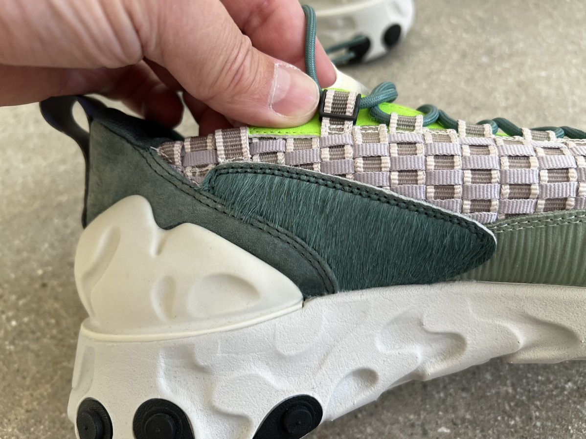 Nike NIKE React Thirty Low Top Sneakers White Green CT3442 300 Size US 12 / EU 45 - 5 Thumbnail