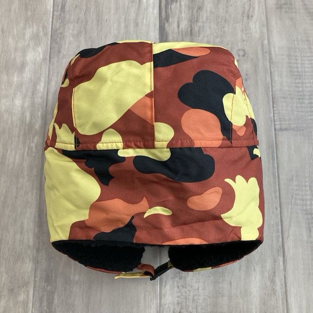 Bape BAPE BOA Trooper Hat Cap Orange Camo a bathing ape Size ONE SIZE - 5 Thumbnail
