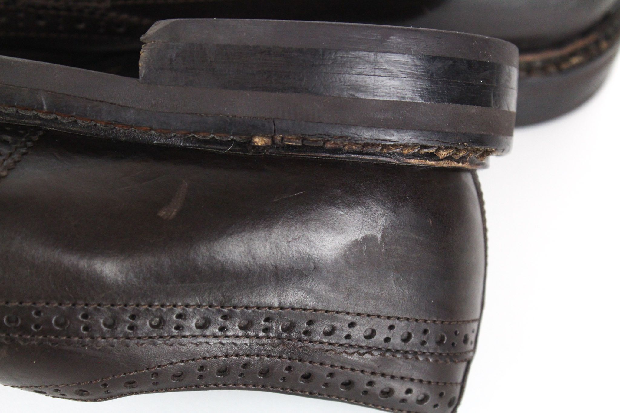Suitsupply EU40 Dark Brown Buckled Leather Formal 72822 Size US 7 / EU 40 - 10 Thumbnail
