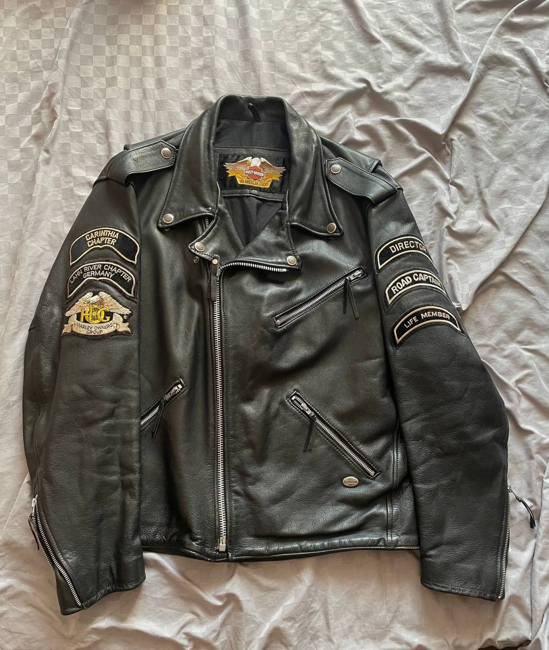 Harley Davidson Vintage Harley Davidson Leather Jacket Size US XL / EU 56 / 4 - 1 Thumbnail