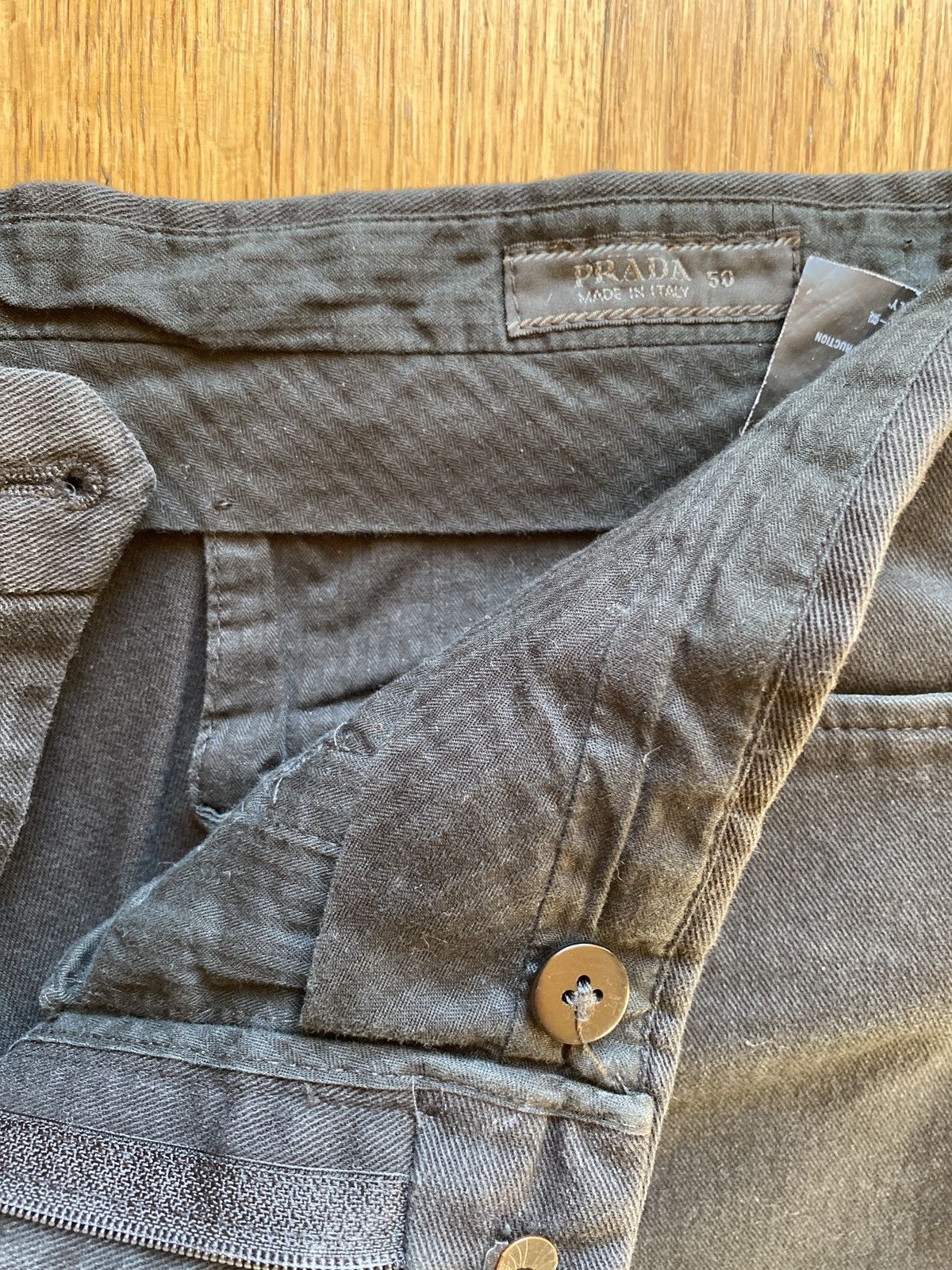 Prada Prada Vintage Chino Pants Black Sz 50 EU Size US 34 / EU 50 - 8 Thumbnail