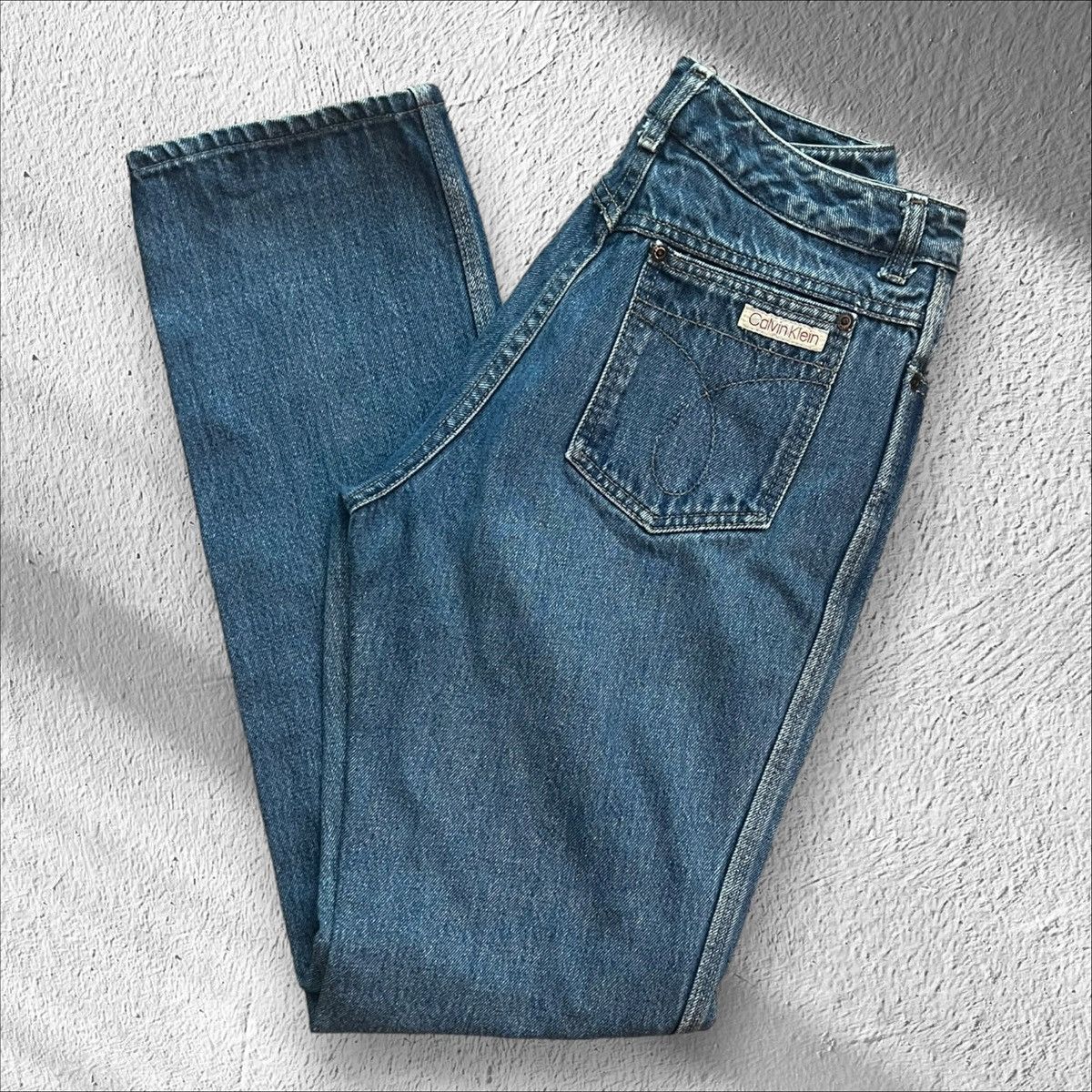 Calvin Klein Vintage 90s Calvin Klein Jeans Straight Leg – Size 28x33 Size 28" / US 6 / IT 42 - 1 Thumbnail