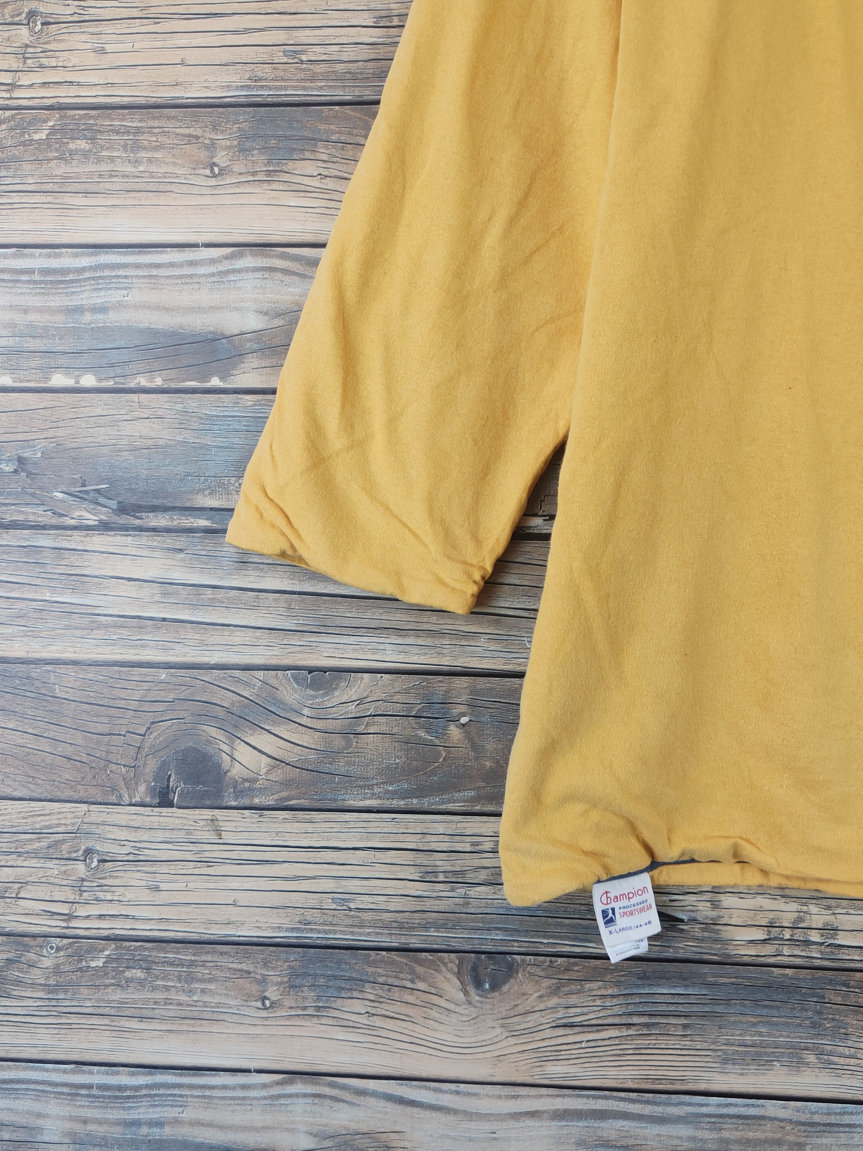 Champion DL Champion USNA reversable vintage Yellow shirt #781 Size US L / EU 52-54 / 3 - 4 Thumbnail