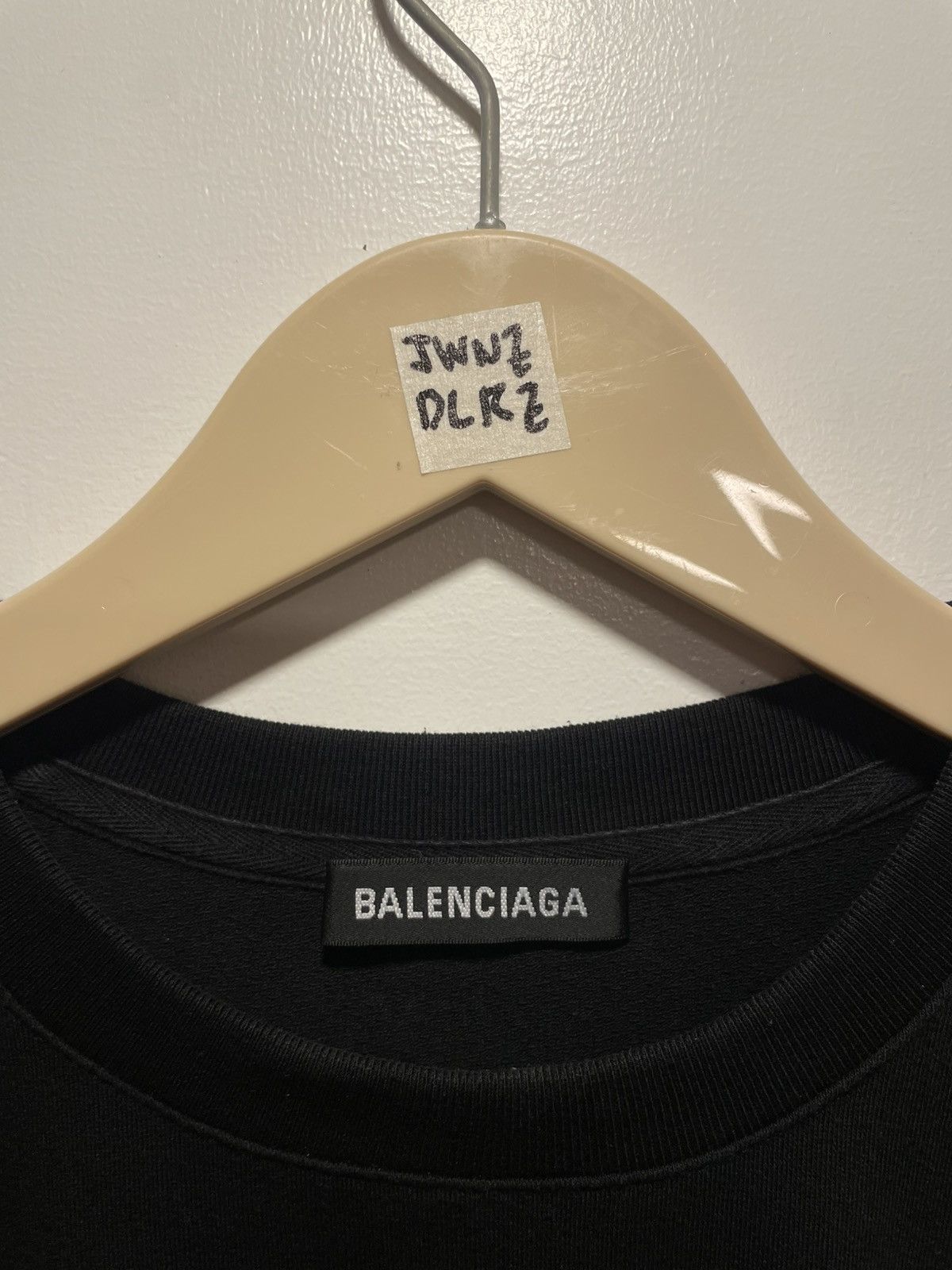 Balenciaga Balenciaga Logo Black Tee Size US S / EU 44-46 / 1 - 2 Thumbnail