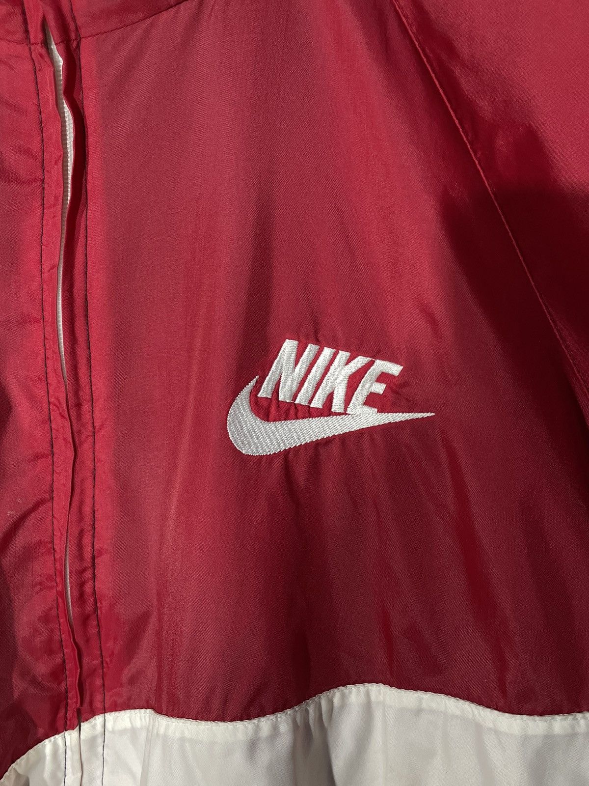 Nike × Vintage Windbreaker Nike Big Swoosh Vintage 90’s Size US L / EU 52-54 / 3 - 8 Thumbnail