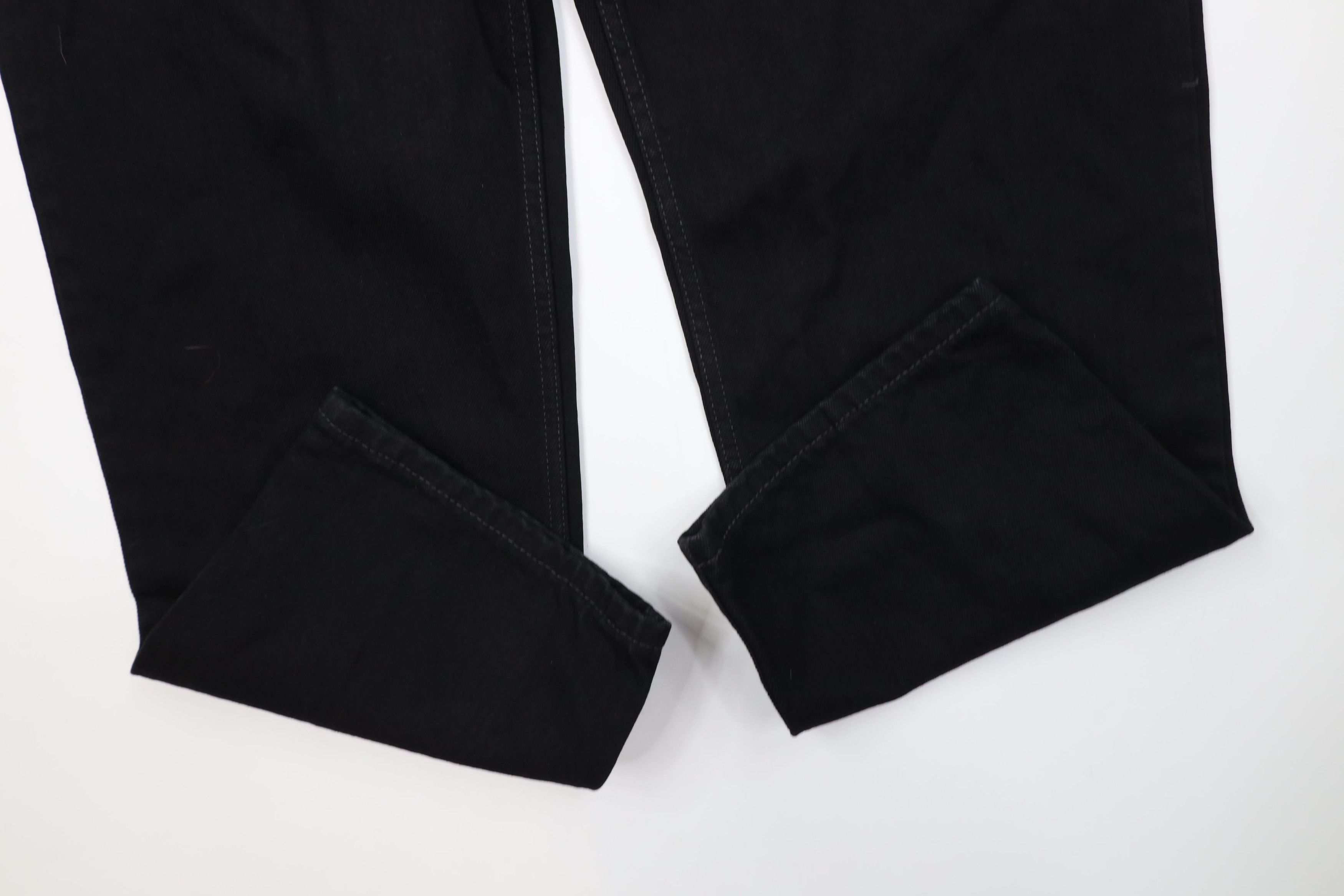 Levi's Vintage Y2K Levis 550 Relaxed Fit Denim Jeans Black Cotton Size US 36 / EU 52 - 6 Thumbnail