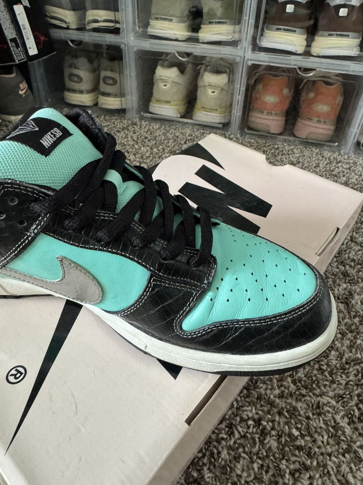 Nike SB Nike SB Dunk Low Pro x Diamond Supply Co. Tiffany Size 12 Size US 12 / EU 45 - 12 Thumbnail