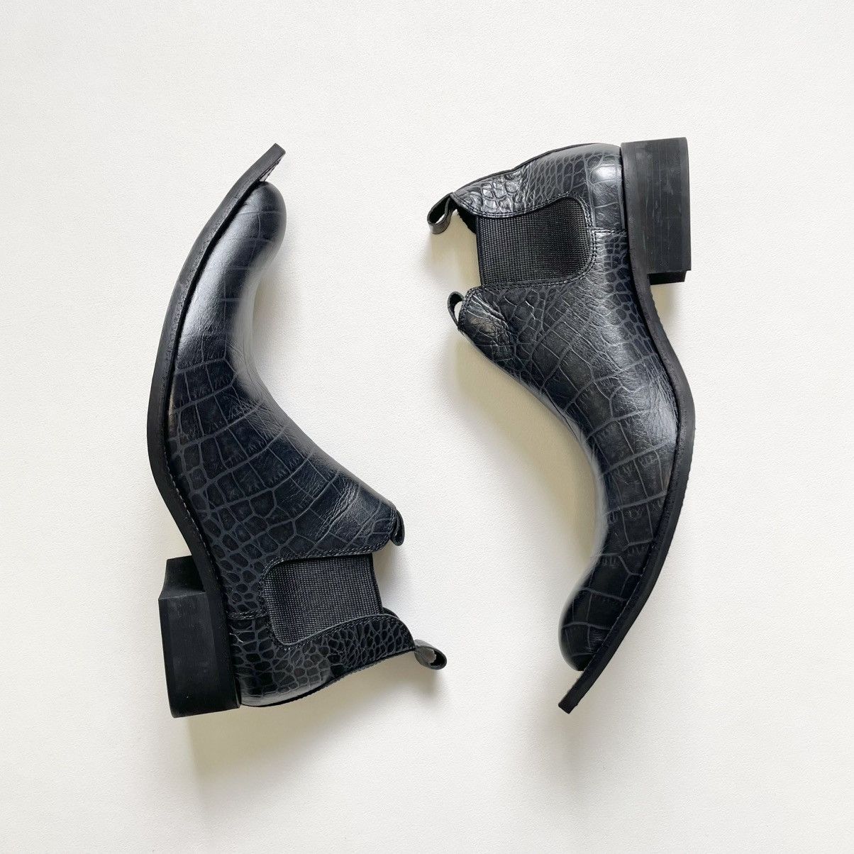 Comme des Garcons S/S 15 Extended Pointy Leather Boots Size US 8 / EU 41 - 17 Thumbnail
