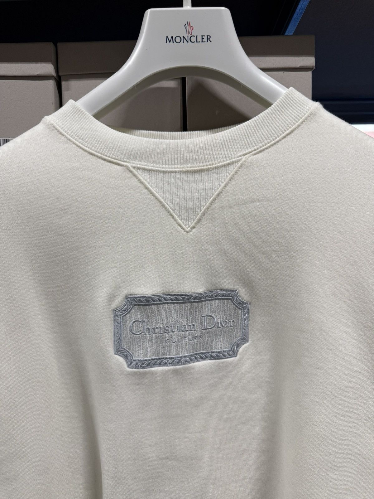 Dior × Kaws Dior Couture Logo Sweatshirt NEW 1600$ Size US M / EU 48-50 / 2 - 2 Thumbnail