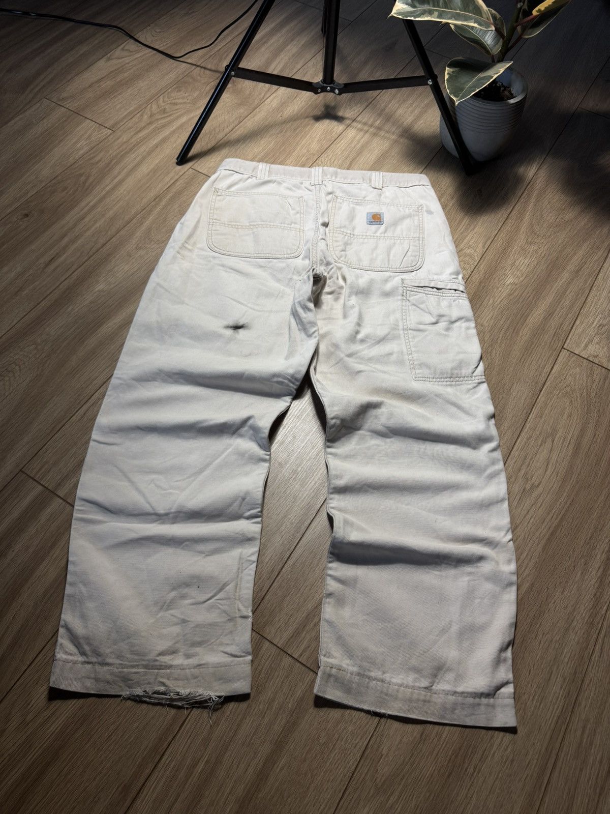 Carhartt 00s Crashed Carhartt Vintage Destroyed y2k Streetwear Pants Size US 28 / EU 44 - 2 Thumbnail