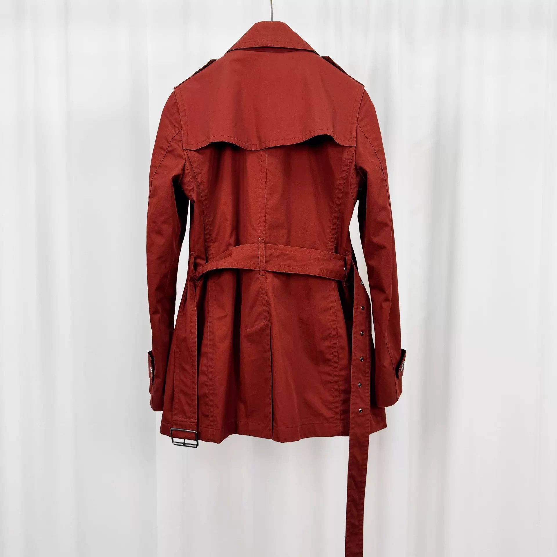 Burberry Burberry Double-Breasted Check Trench UK6 99% New Size XS / US 0-2 / IT 36-38 - 2 Thumbnail