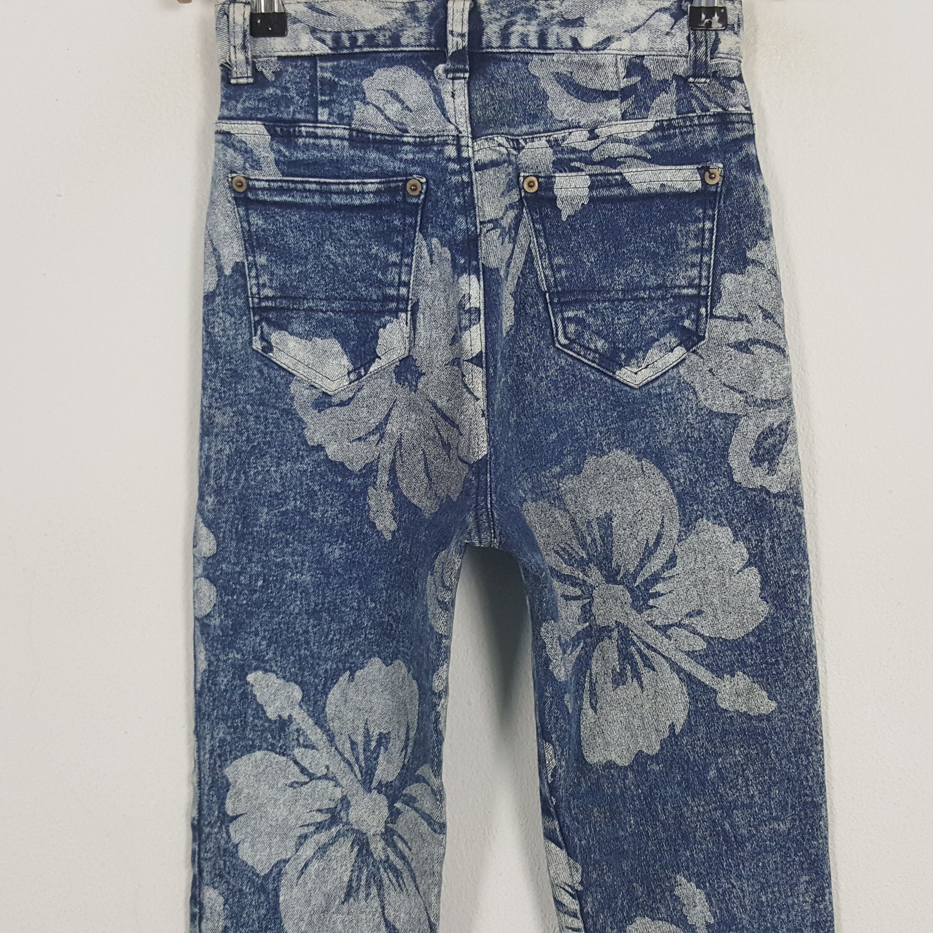 Japanese Brand × Vintage Vintage RYU Sports Fullprinted Denim Jeans Size 23" - 5 Thumbnail