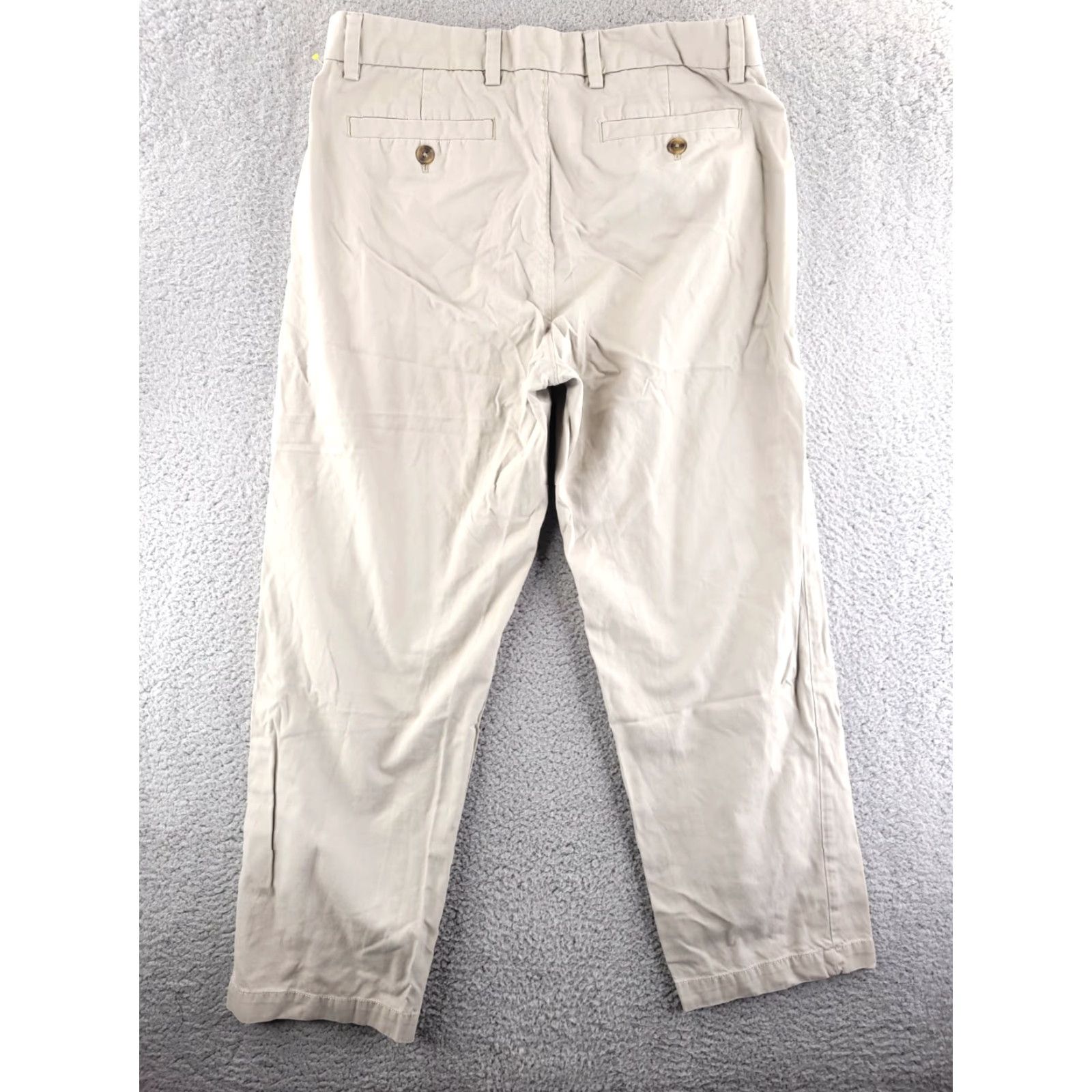 Gap Gap Baggy Khaki Pants Mens 36x30 Beige Relaxed Fit Chino Pants, 36, Beige, Gap, Regular, Mens Size US 36 / EU 52 - 6 Thumbnail