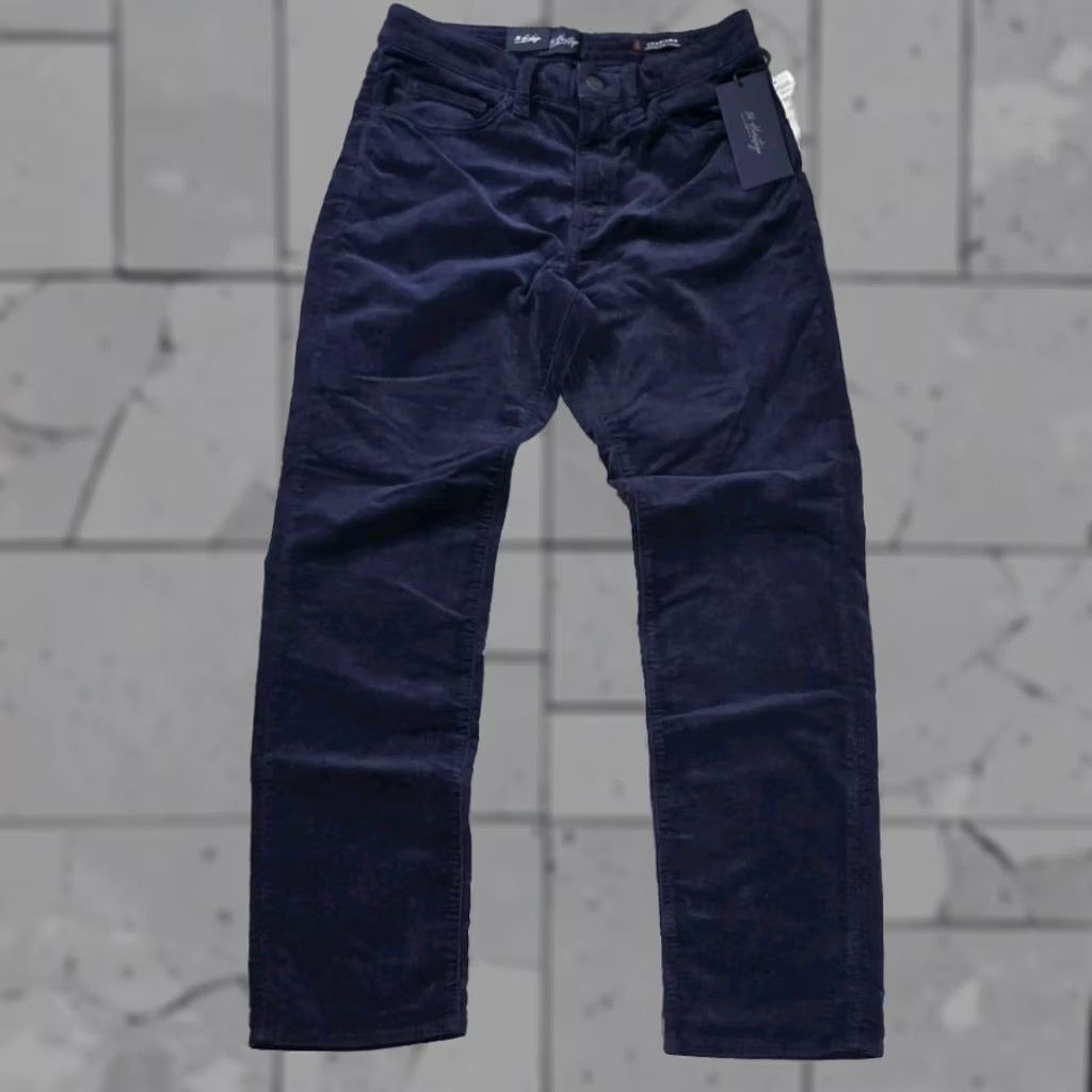 Vintage 34 Heritage Jeans 32x32 Charisma Stretch Denim Men’s Pants Navy Corduroy Tencel Blue 5-Pocket Regular Fit Vintage: No NWT Size US 32 / EU 48 - 1 Thumbnail