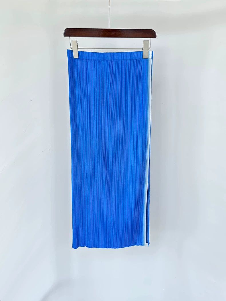 Issey Miyake Issey Miyake Pleats Please Blue Skirt - dmc Size US 30 / EU 46 - 1 Thumbnail