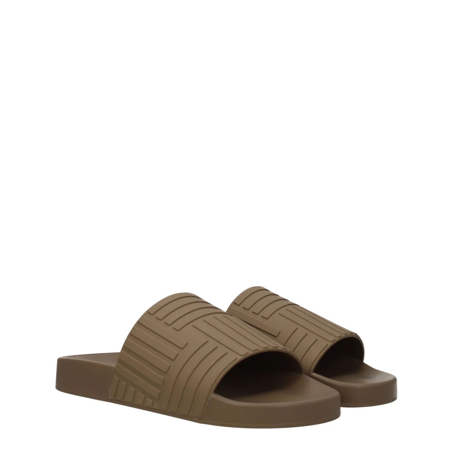 Bottega Veneta ob1o1e0325 Rubber Slippers in Brown Size US 7 / EU 40 - 2 Thumbnail
