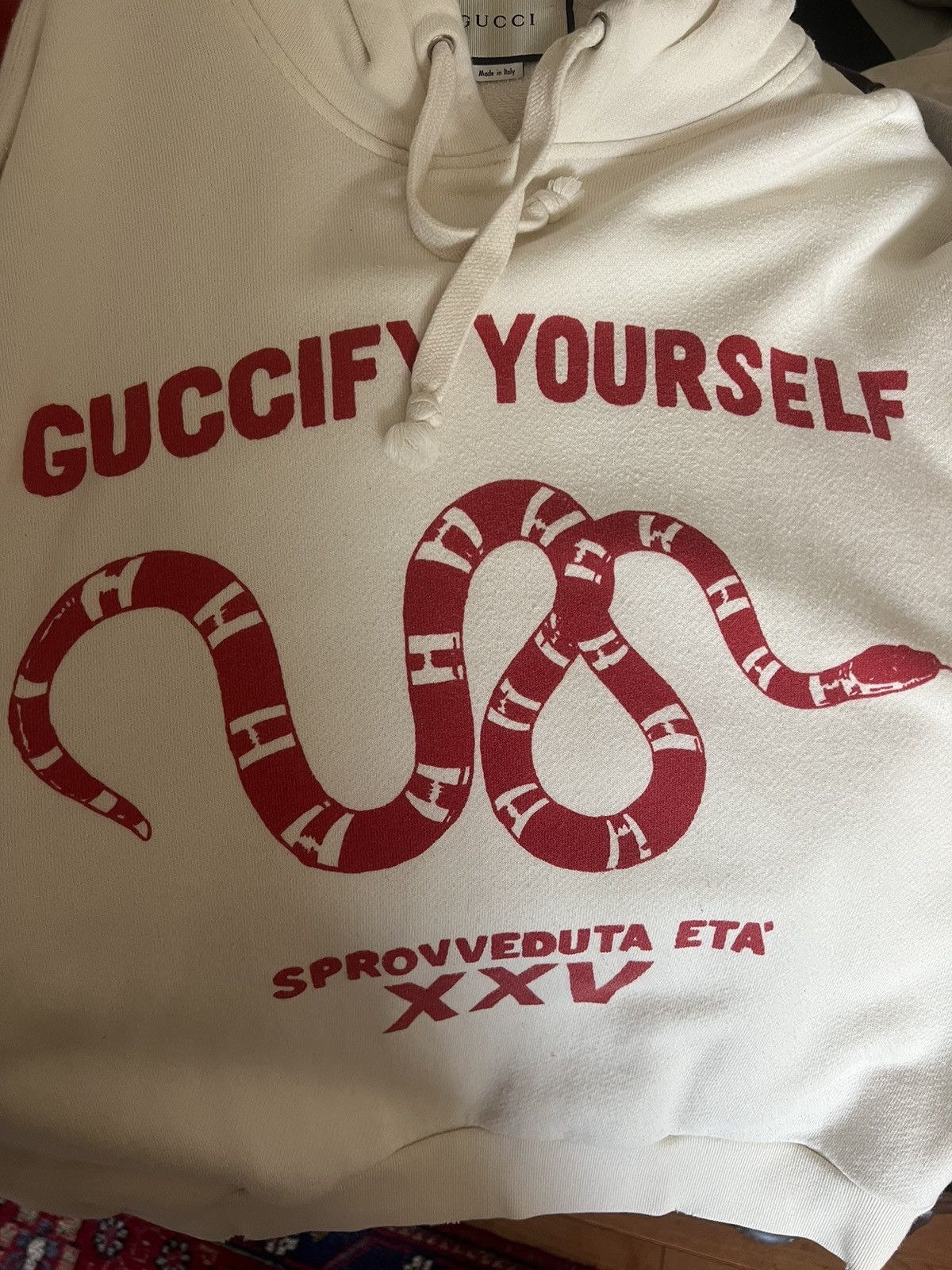 Gucci Gucci ‘Guccify Yourself’ Snake Hoodie Size US S / EU 44-46 / 1 - 3 Thumbnail