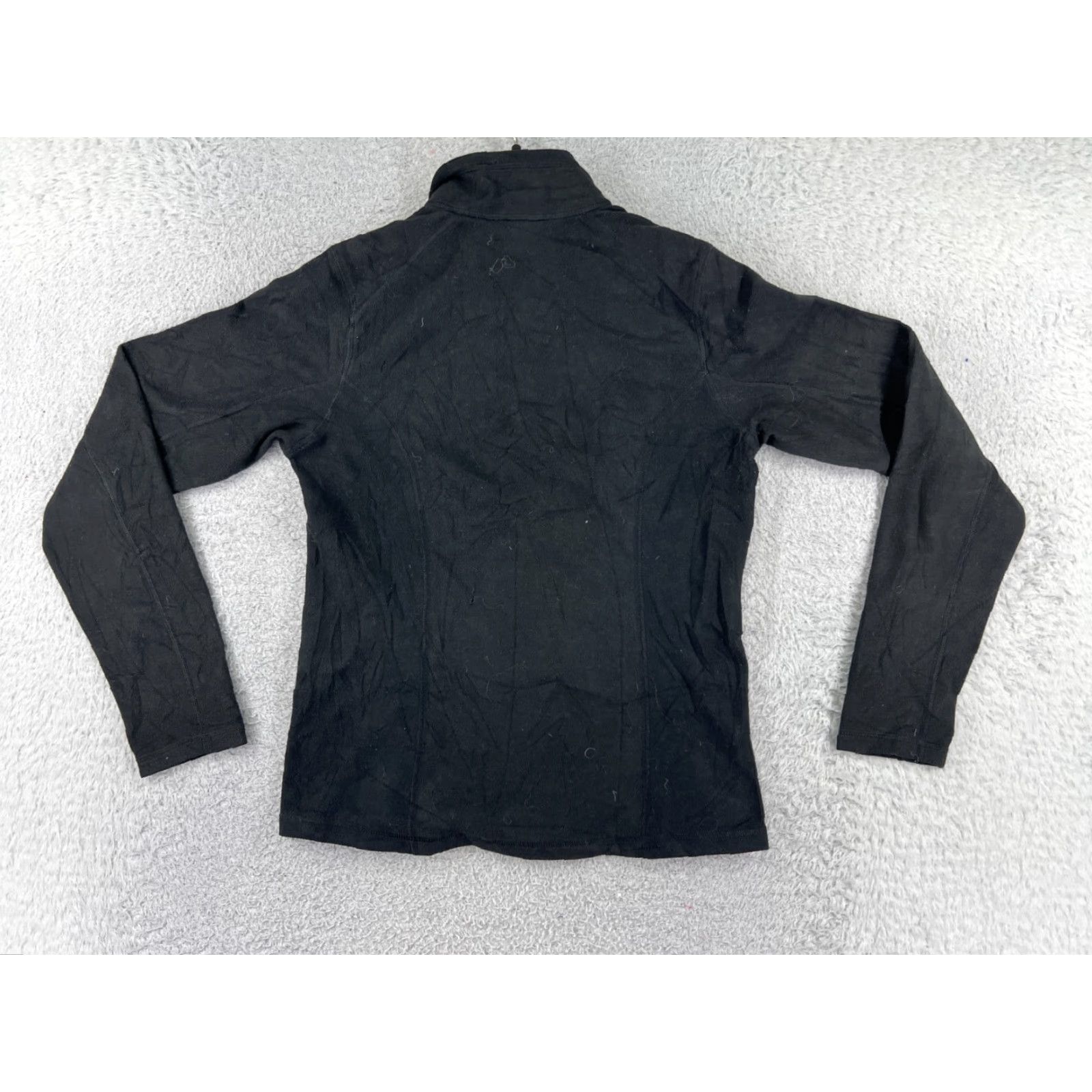 The North Face The North Face Sweater Women's Black 100% Polyester Fleece Mock Neck 1/4 Zip S Small Pullover Size S / US 4 / IT 40 - 2 Thumbnail