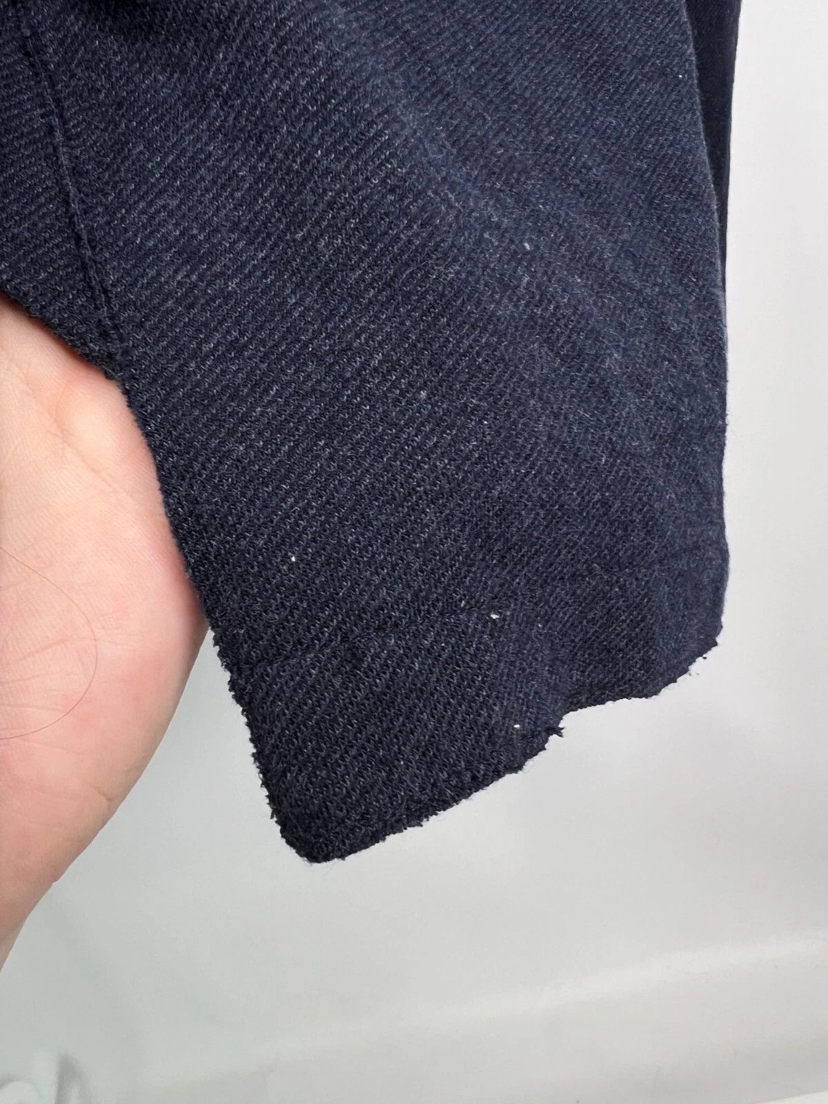 Massimo Dutti Massimo Dutti Navy Blue Unlined Soft Cotton Blazer Jacket Size 40R - 19 Thumbnail