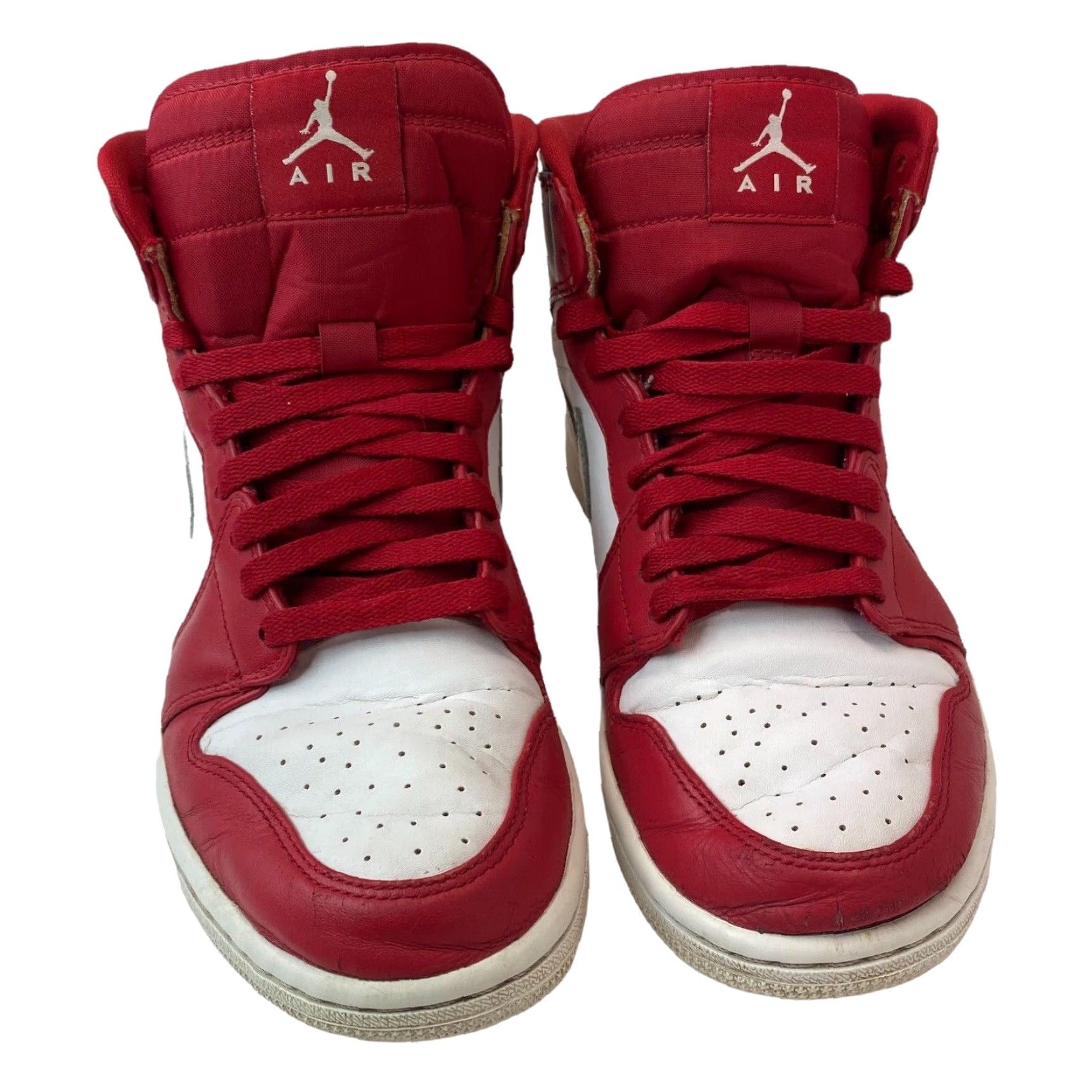 Jordan Brand NIKE AIR JORDAN 1 RETRO HIGH SNEAKER MEN'S SIZE 8.5 RED SILVER 2016 Size US 8.5 / IT 38.5 - 2 Thumbnail