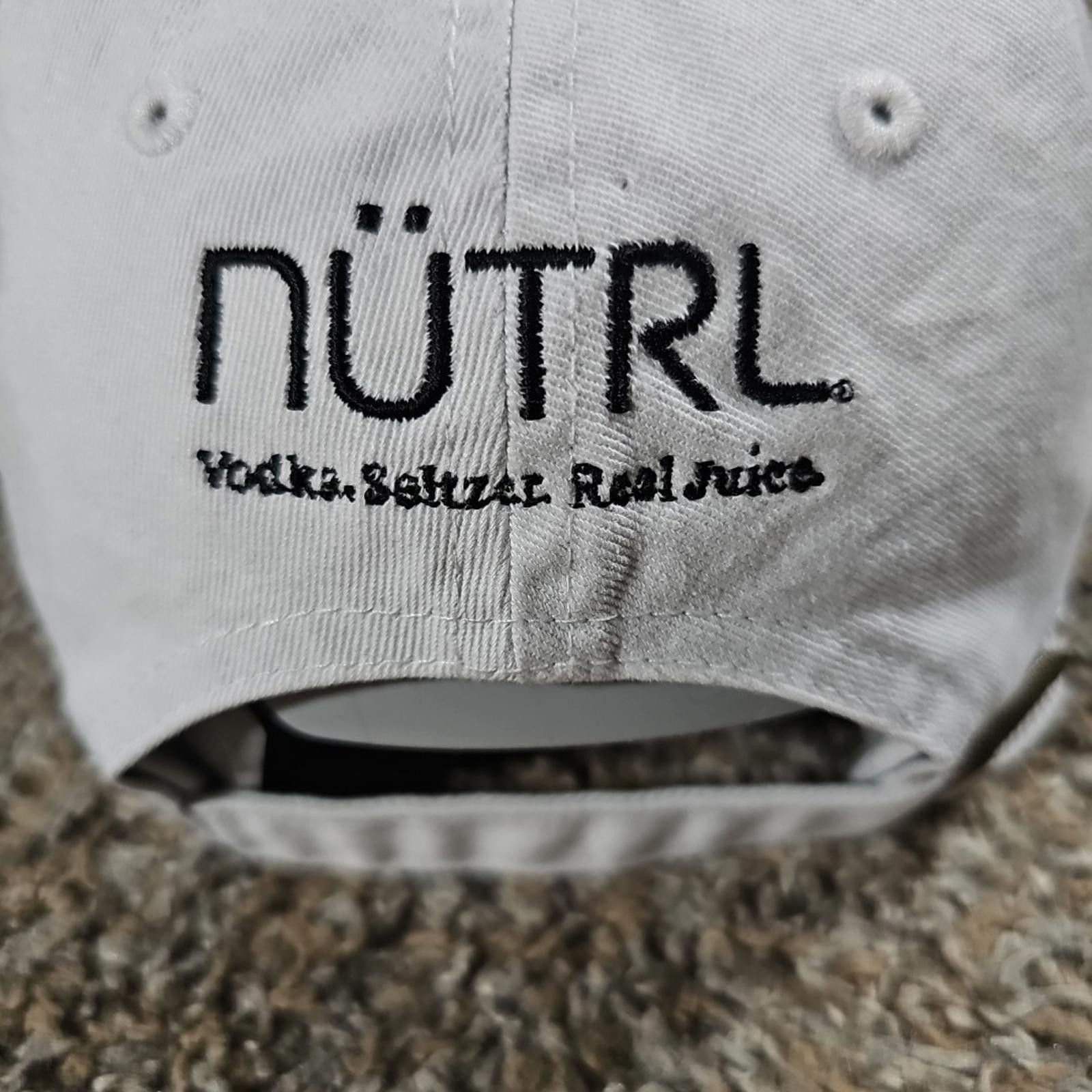 Other Nütrl Vodka '47 White Baseball Cap Adjustable Strapback Size ONE SIZE - 4 Thumbnail