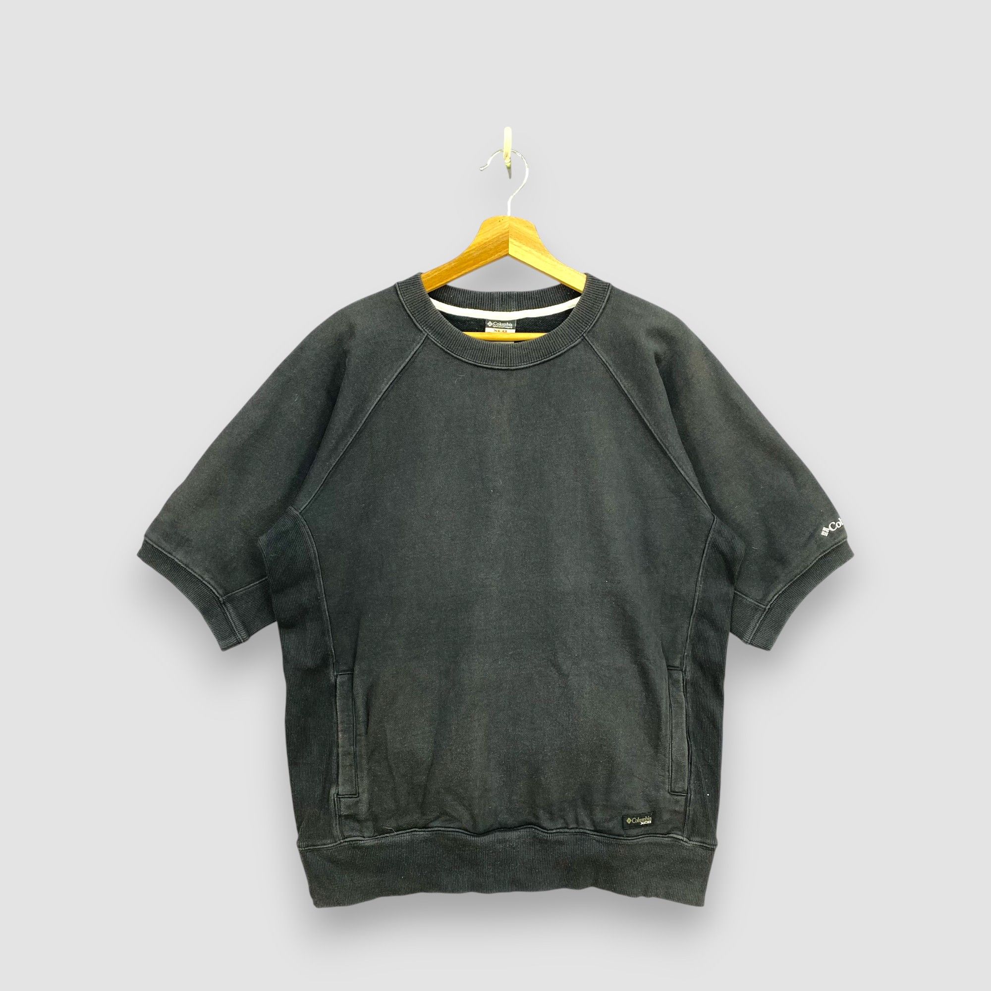 Columbia Vintage 90s Columbia Raglan Short Sleeve Pullover Sweater Size US M / EU 48-50 / 2 - 1 Thumbnail