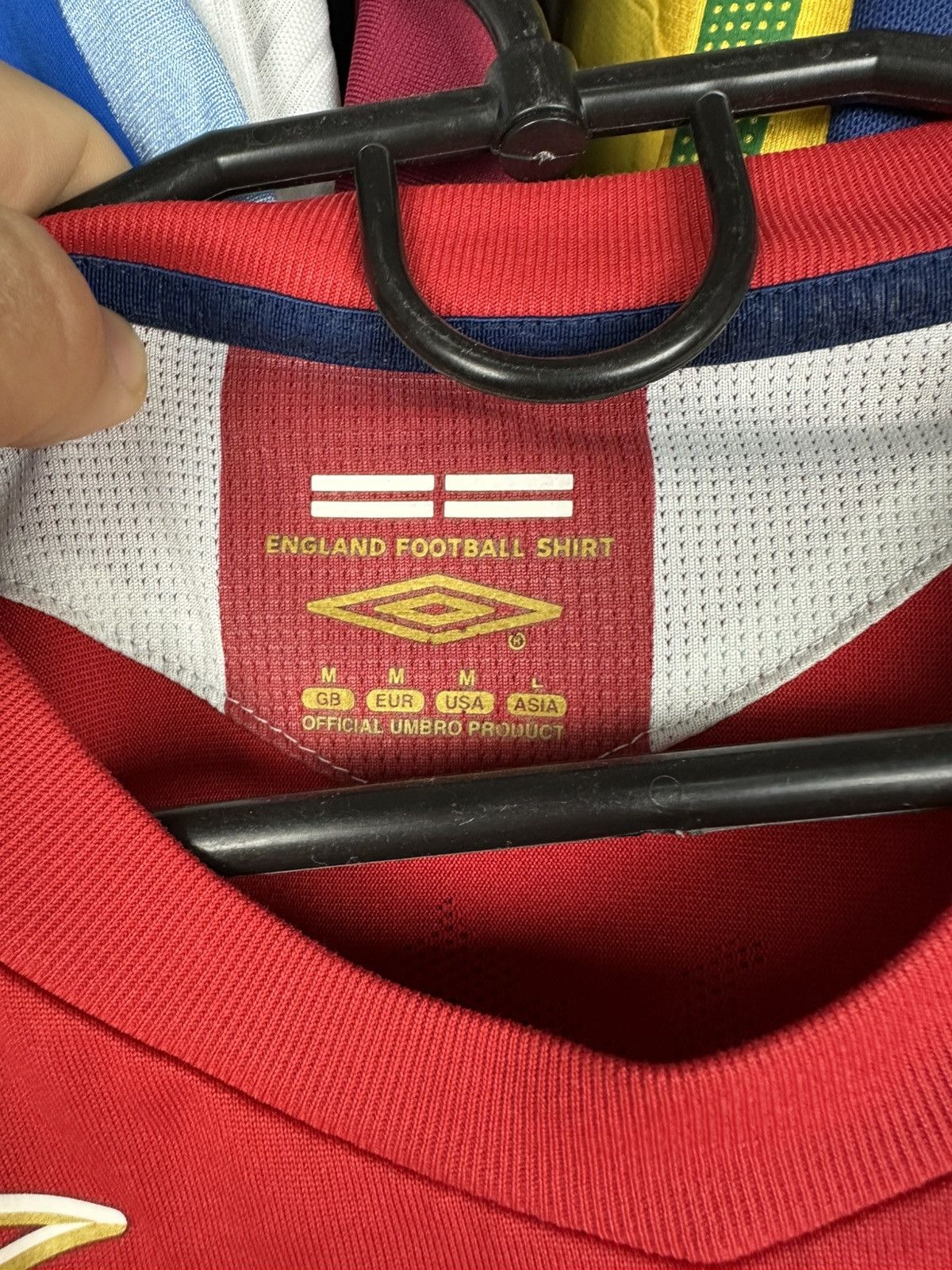 Umbro Vintage Retro Umbro England Soccer Jersey Football Shirt Size US M / EU 48-50 / 2 - 4 Thumbnail