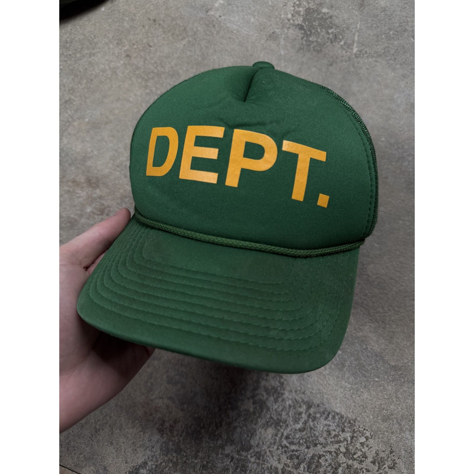 Gallery Dept. Gallery Dept Trucker Green Yellow Used OS Size ONE SIZE - 1 Thumbnail