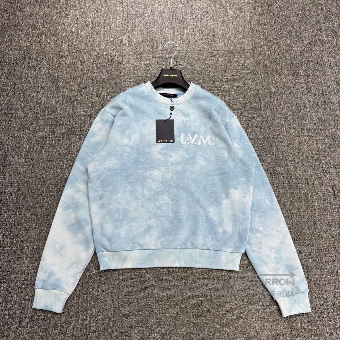 Louis Vuitton Blue Tie-Dye Sweatshirt Size S. Size US S / EU 44-46 / 1 - 1 Thumbnail