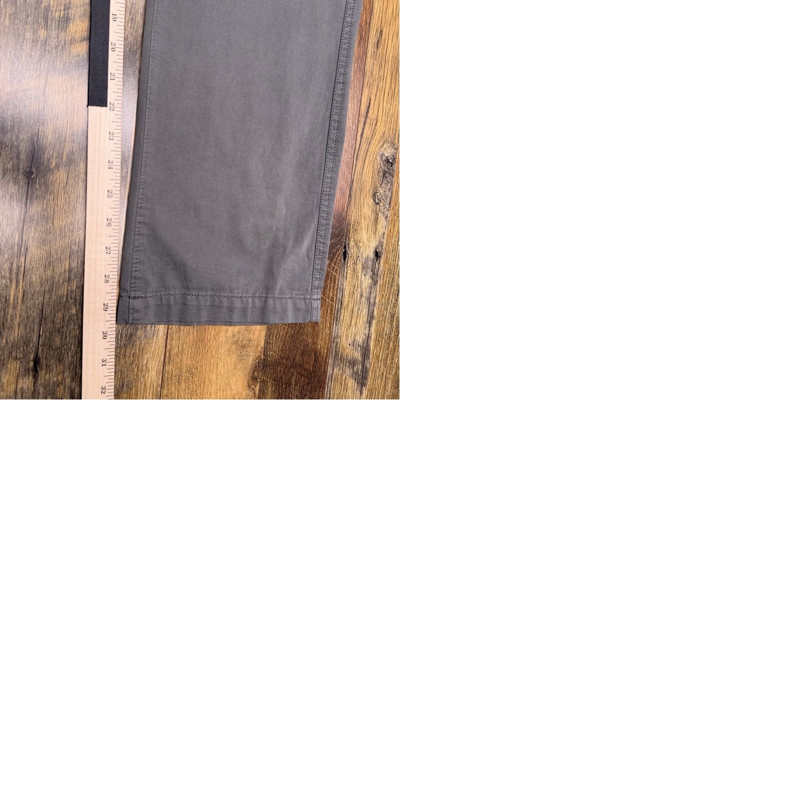 Vintage Urban Pipeline Pants Mens 34x30 Gray Slim Straight Chino Twill Cotton Mid Rise Zip Casual New Size US 34 / EU 50 - 9 Thumbnail
