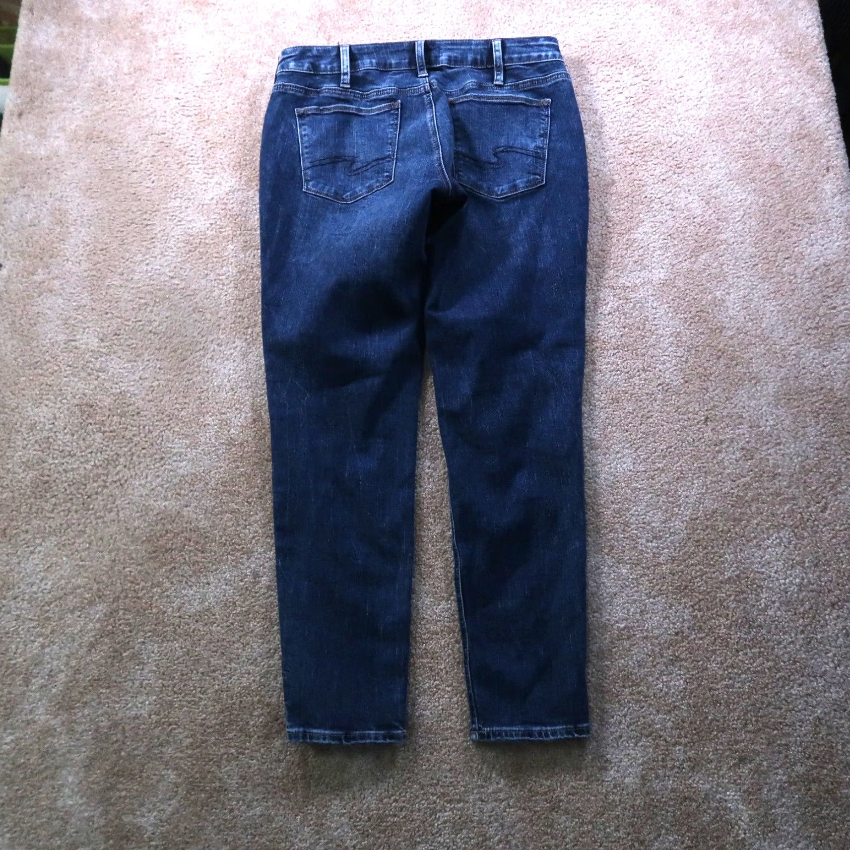 Silver Jeans Co. SILVER Jeans Silver Suki Skinny Jeans Women 32x29 Blue Denim Stretch 5-Pocket Rise Mid Slim Size 32 Regular Size 24" / US 00 / IT 34 - 7 Thumbnail