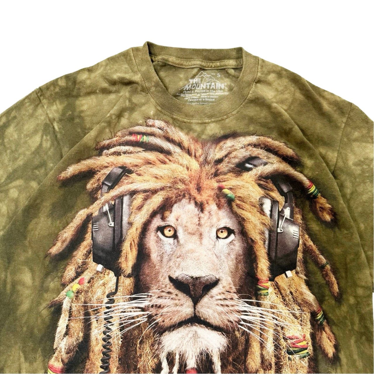 Vintage Vintage 00s Bob Marley The Mountain Graphic T Shirt Size US S / EU 44-46 / 1 - 2 Thumbnail