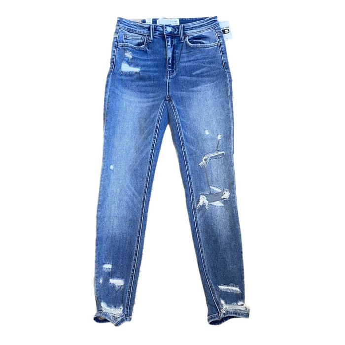 Buckle Buckle Distressed Jeans Elliot High Rise Ankle Skinny New Grailed