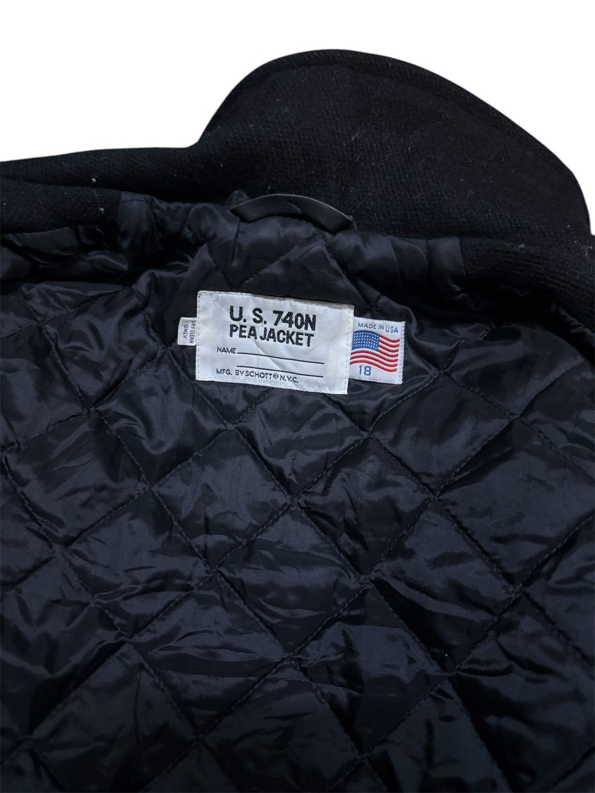 Trench USA Vintage Wool Jacket U.S 740N PEA Size US M / EU 48-50 / 2 - 5 Thumbnail
