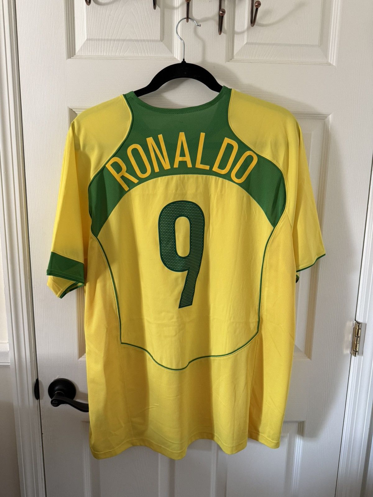 Ronaldo (R9) Brazil 2004 Home Kit SX XXL